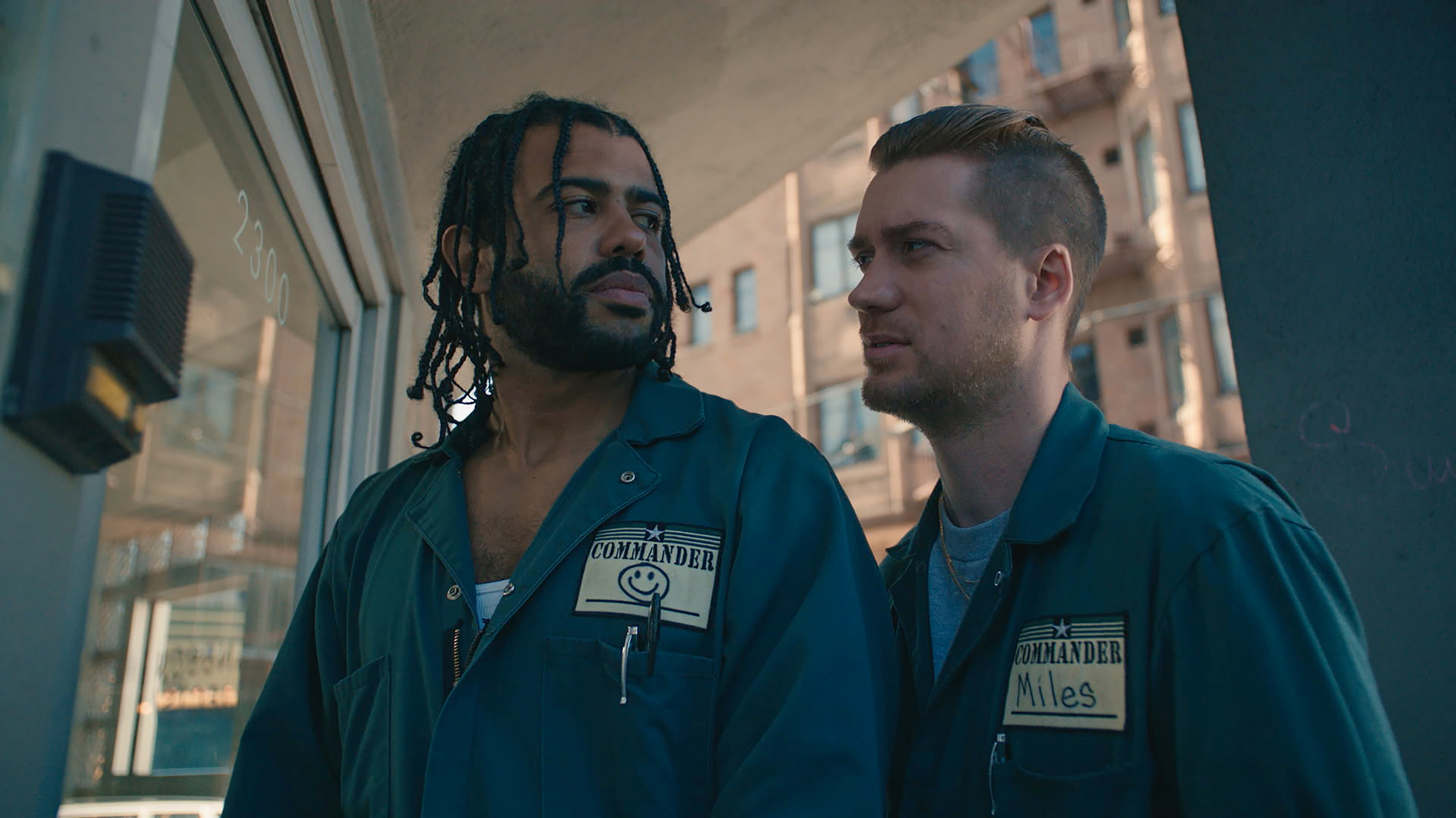 Daveed Diggs and Rafael Casal in “Blindspotting.”