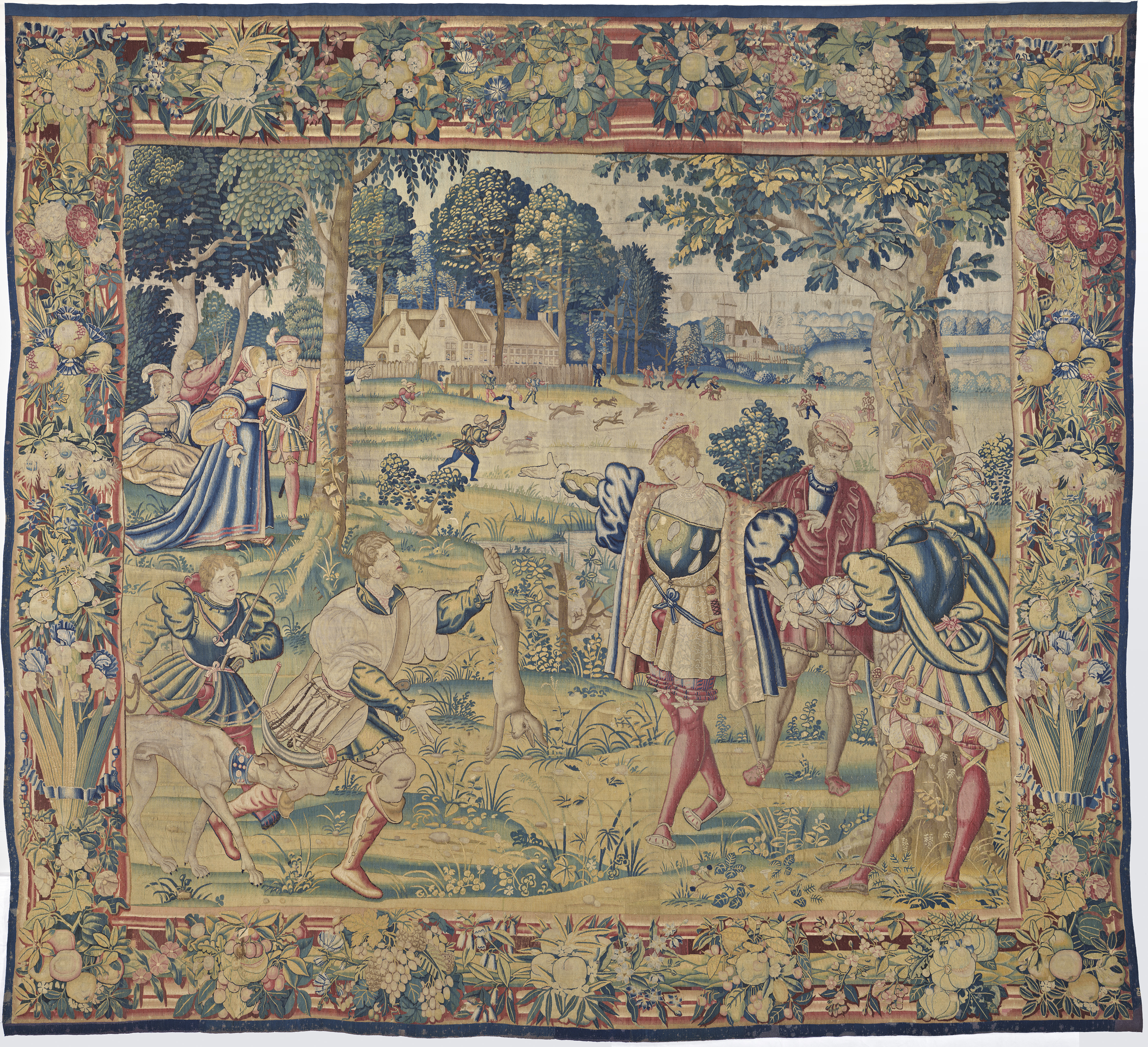 A 16th-century tapestry from “Common Threads.”