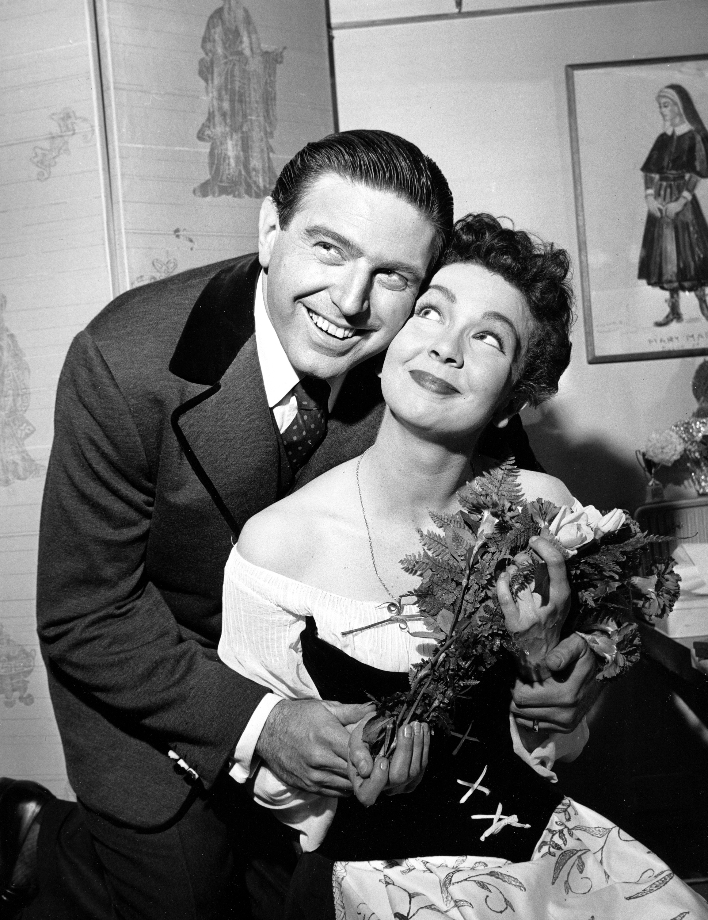 Theodore Bikel (left) starred as Captain von Trapp in the Broadway production of “The Sound of Music.”