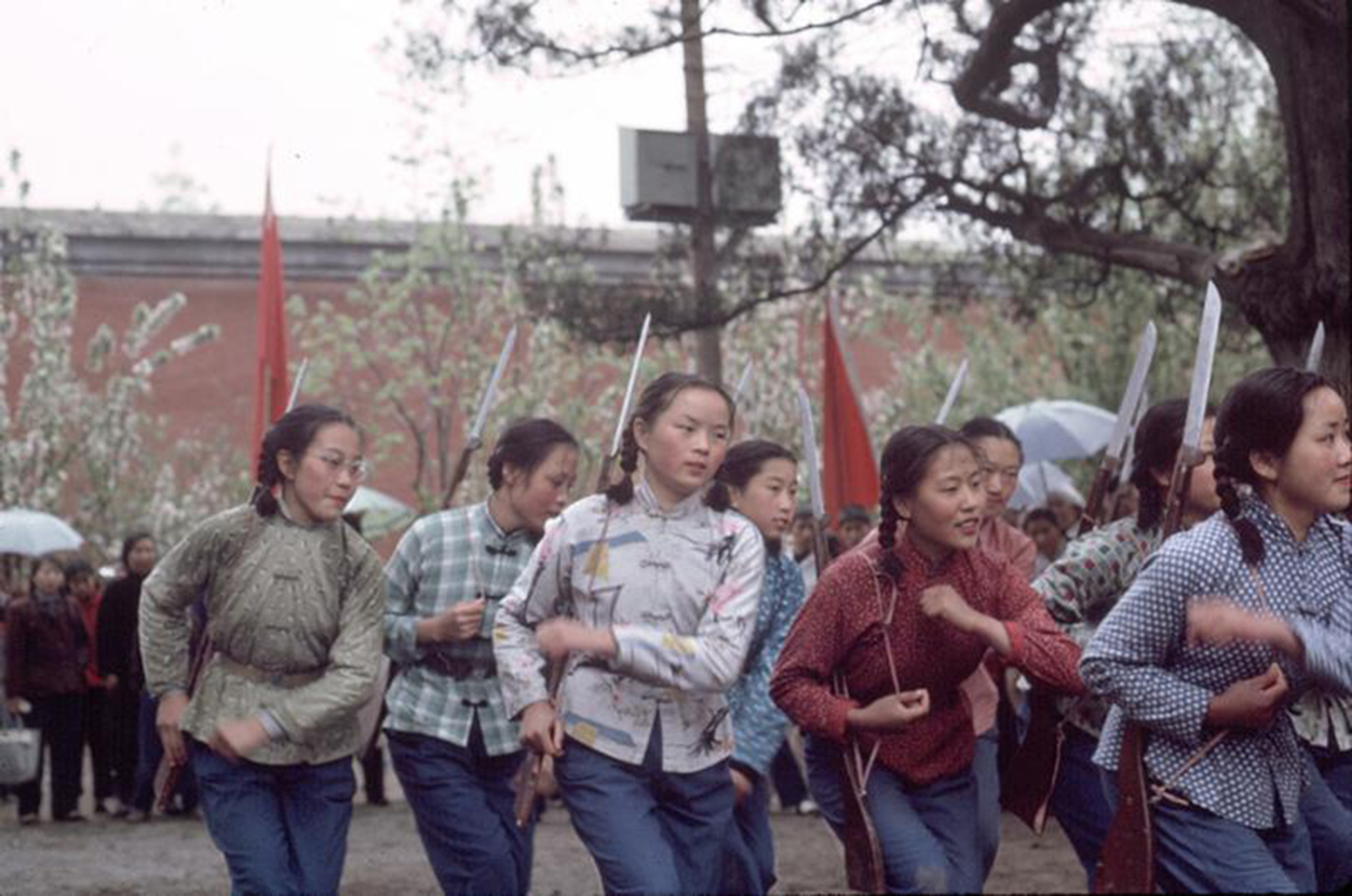 Revolutionary chants and dances on May 1, 1966.