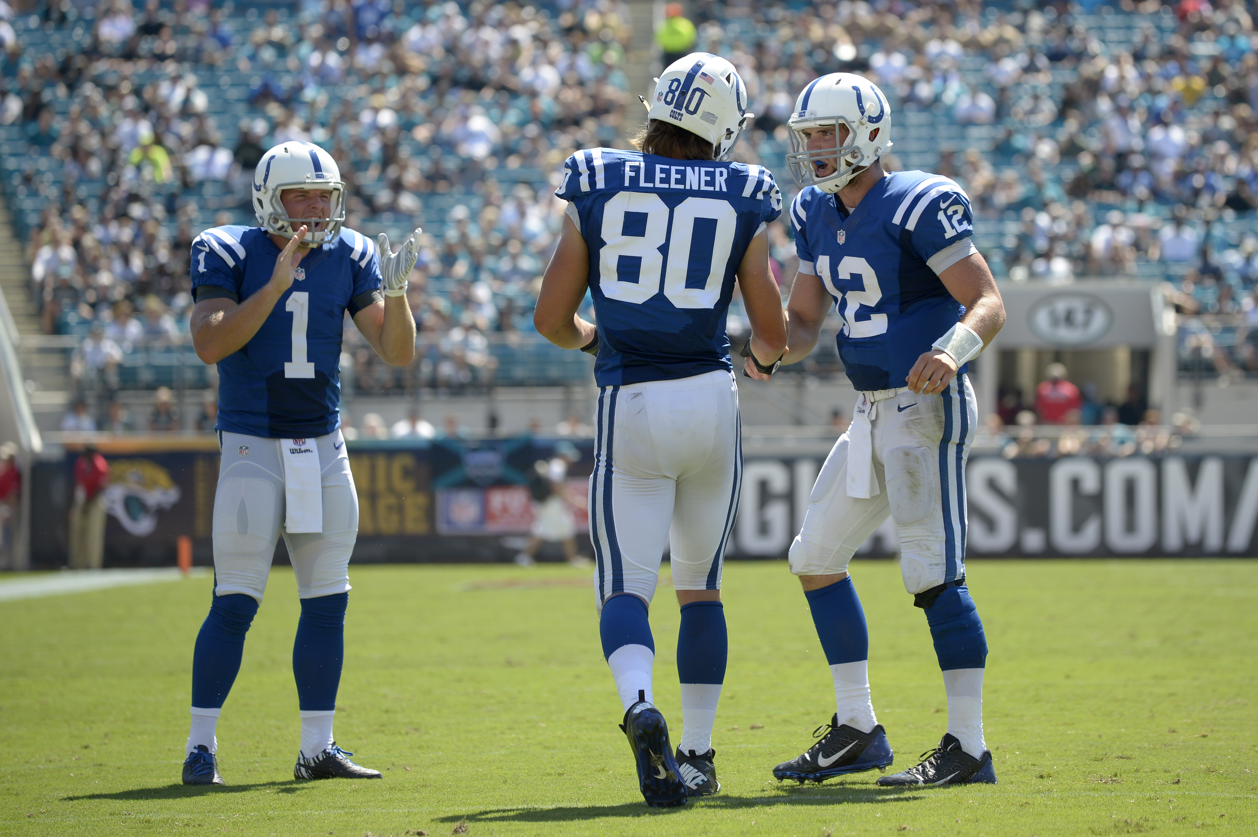 Coby Fleener and Andrew Luck built a familiarity with one another while starring at Stanford and with the Colts.
