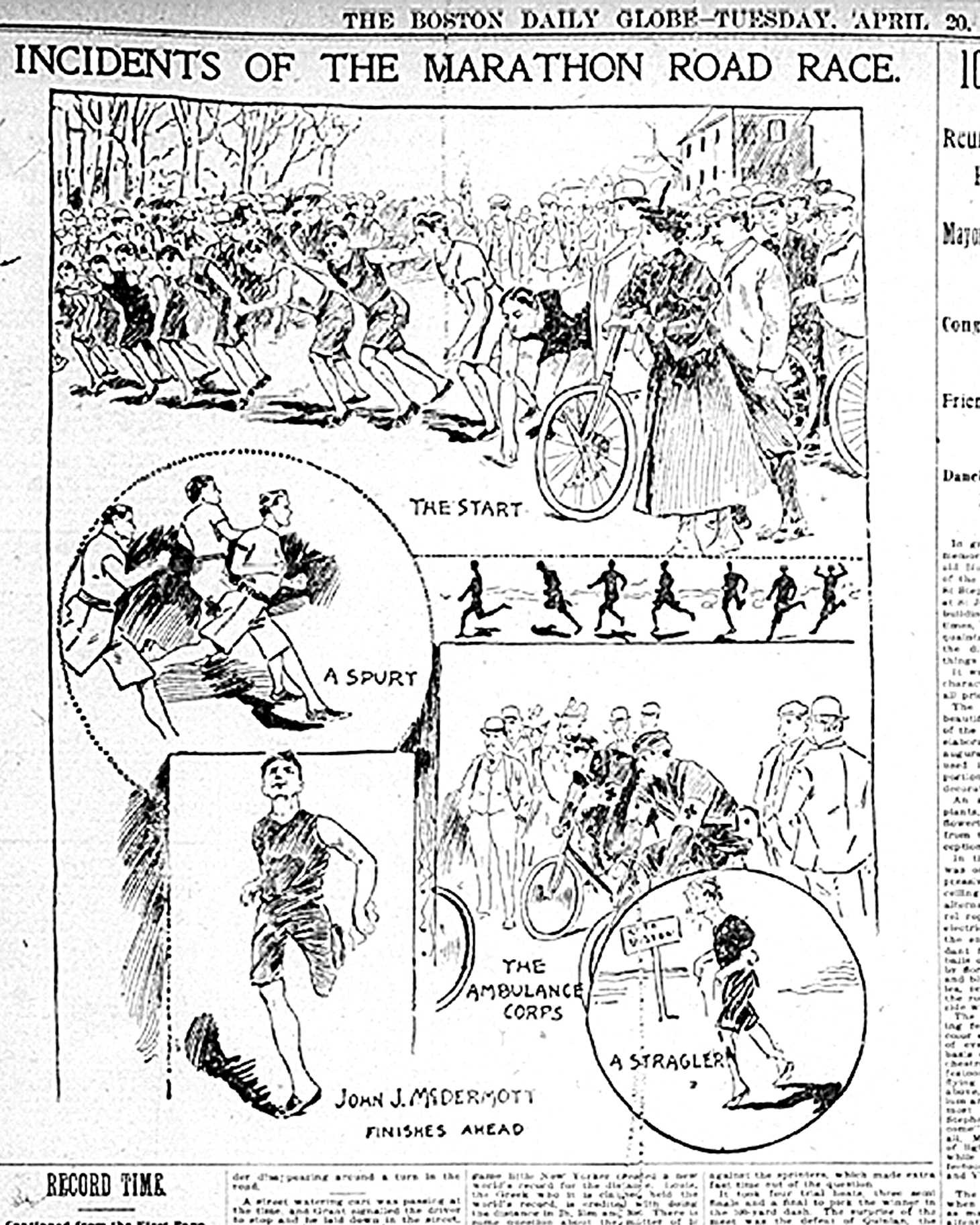 The first marathon through the eyes of the Globe.