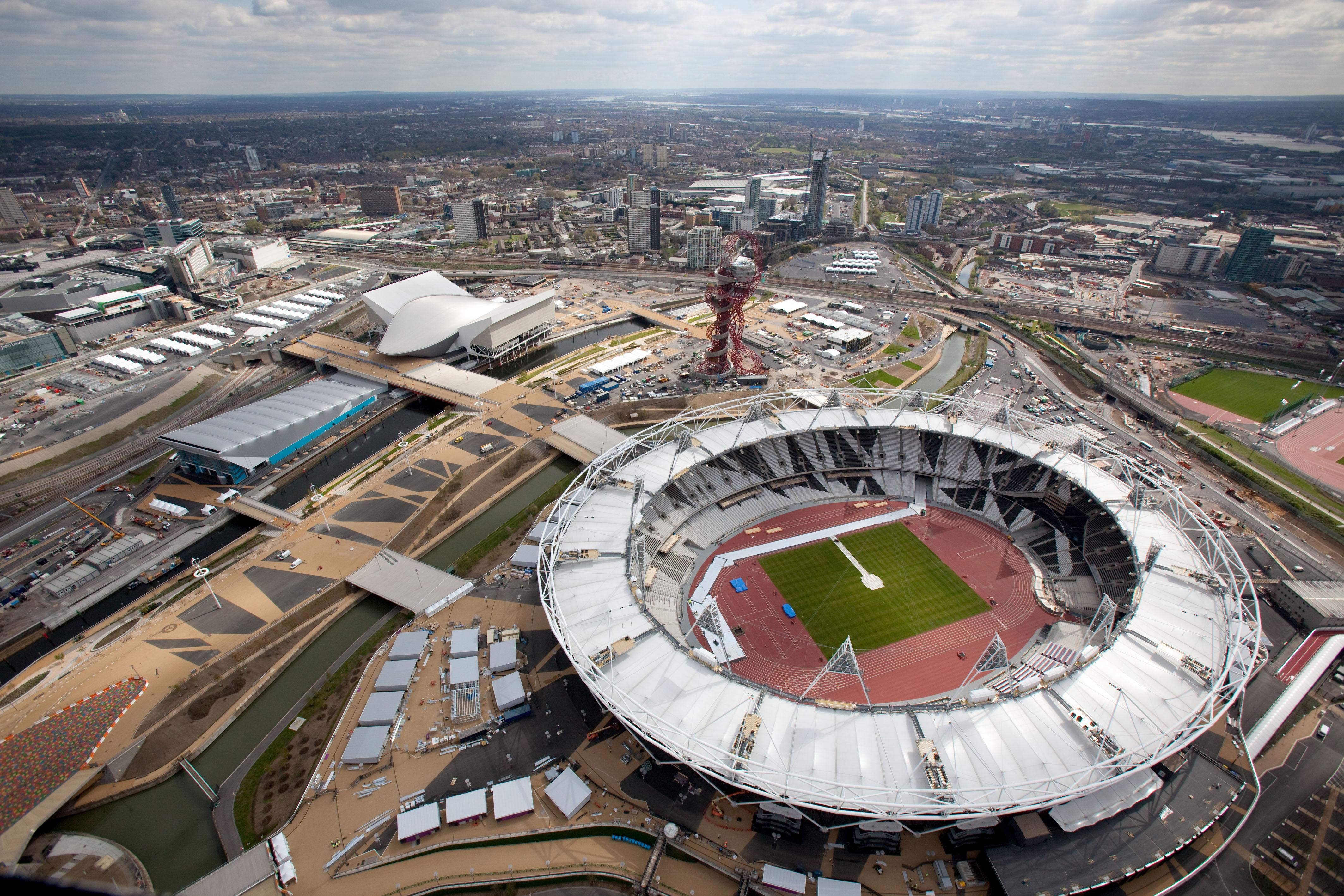 The London 2012 Olympic Stadium was designed with removable tiers so it could be scaled down to 25,000 seats.
