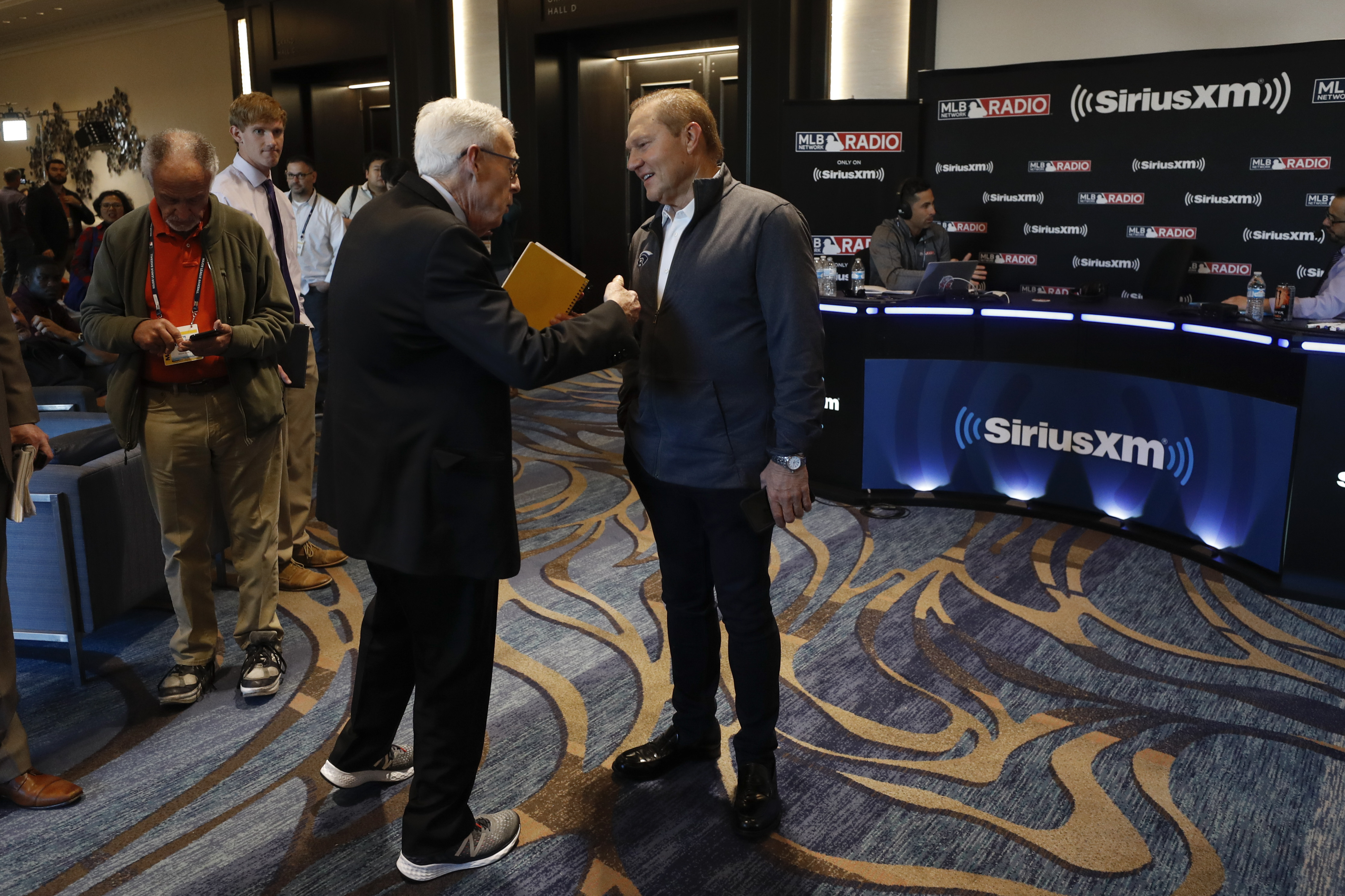 Scott Boras greeted Peter Gammons in the halls of the Winter Meetings.