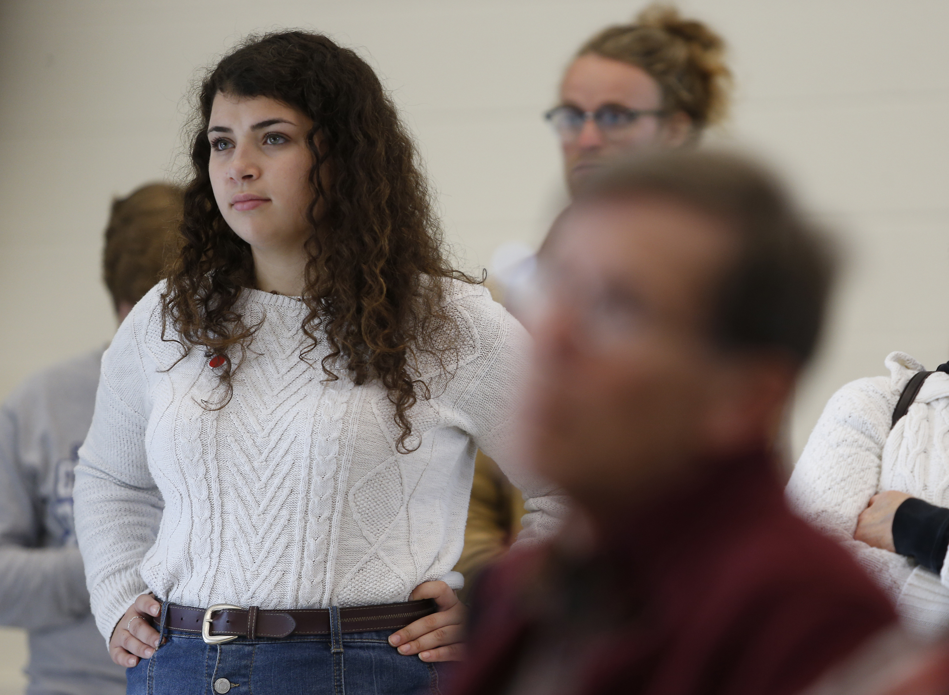 “I’m from Illinois, and I know it’s probably not going to change from a Democratic state, so I feel like my vote has more of a say here, now that it’s a swing state,” said Julia Denoia, who attended the Warren event.