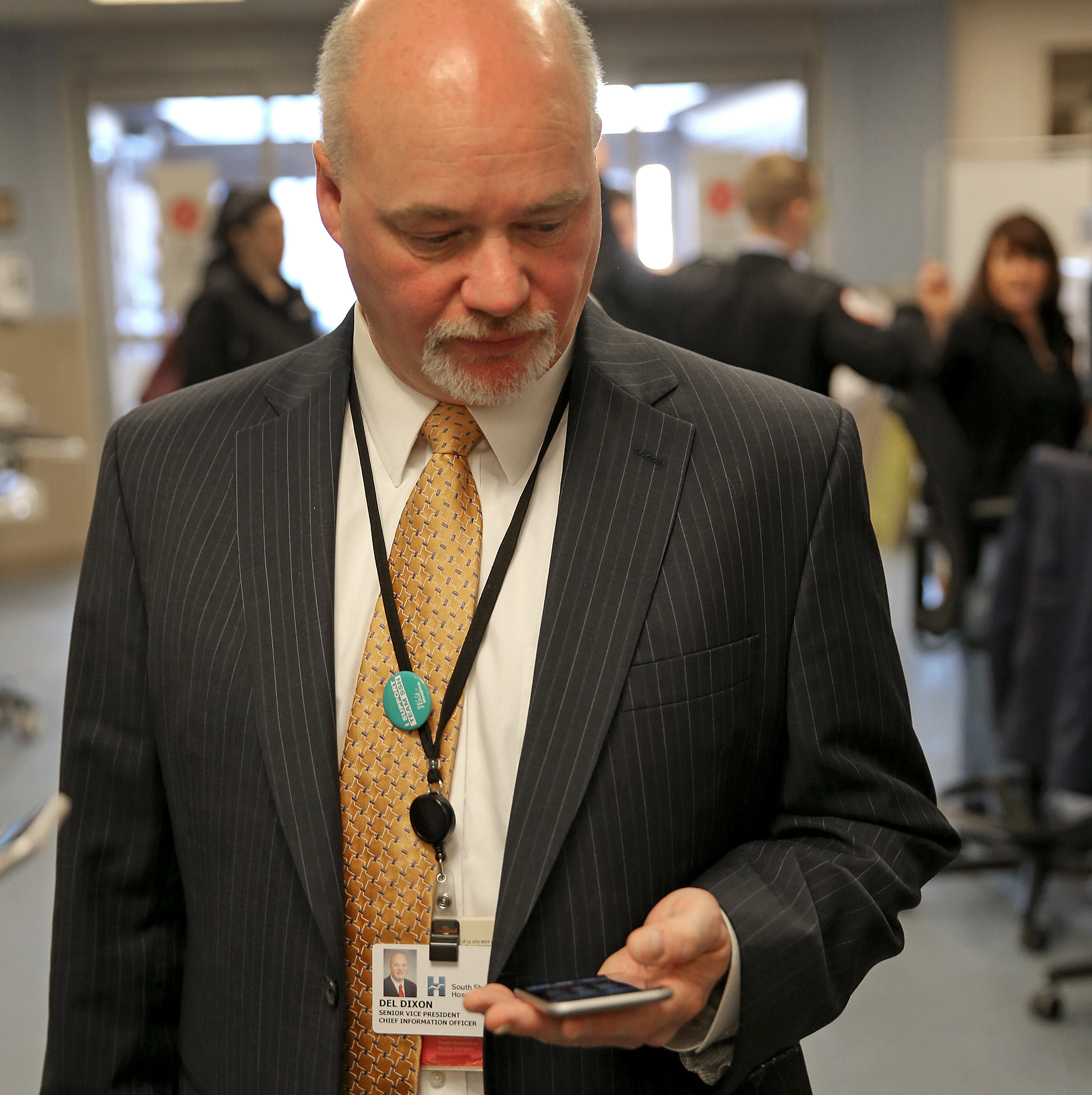 Delroy Dixon is the chief information officer at South Shore Hospital, which has launched a pilot program using Imprivata’s secure texting smartphone app with about 40 people. It plans to bring the app to most of its 1,800 pager users over several months.