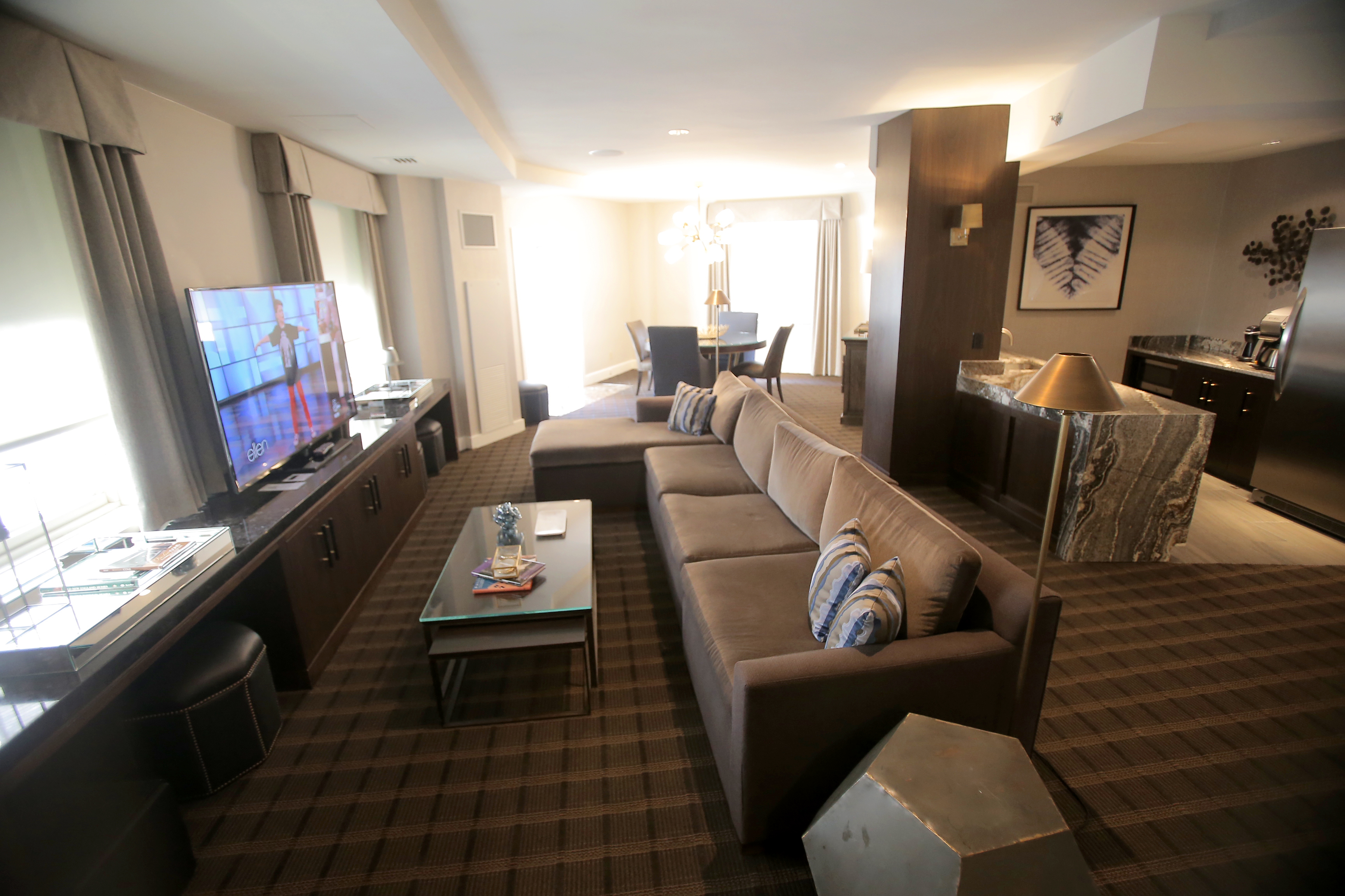 The hotel’s Garden Suite.