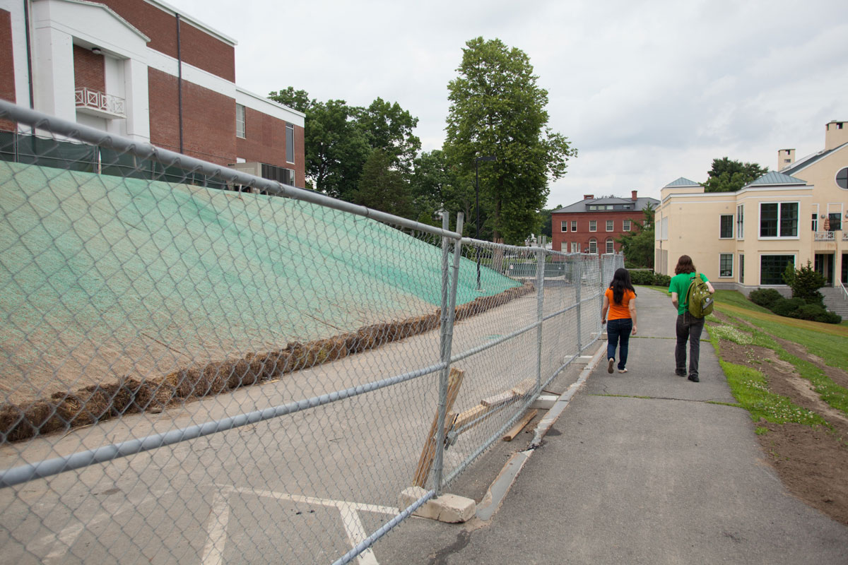 Preparations for a new 220,000-square-foot science center were already underway on the Amherst College campus.