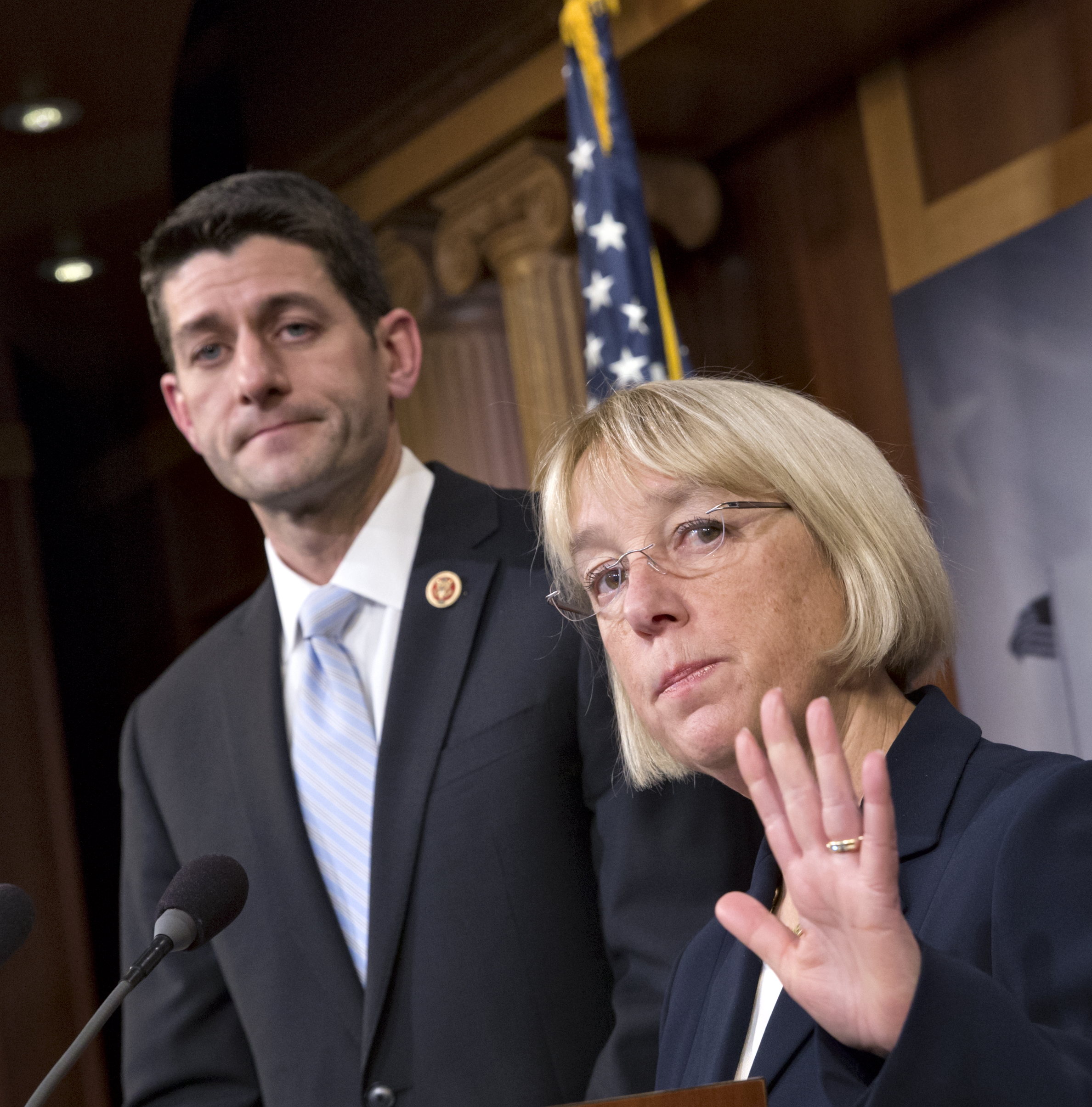Representative Paul Ryan and Senator Patty Murray announced the tentative budget agreement.