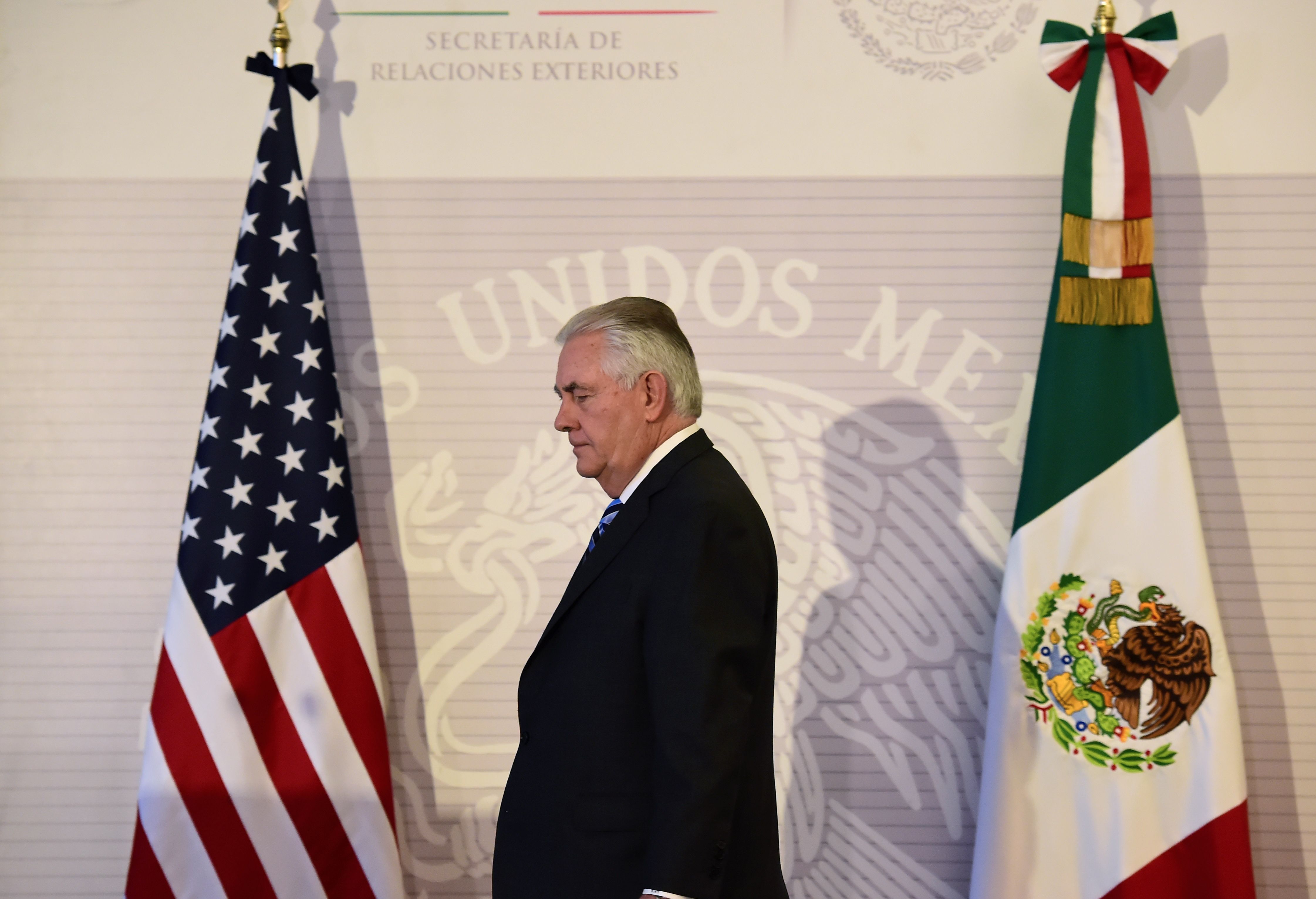 Secretary of State Rex Tillerson (above) speaks to Trump “daily” on “every major foreign policy issue,” "said State Department spokesmaqn Mark Toner.