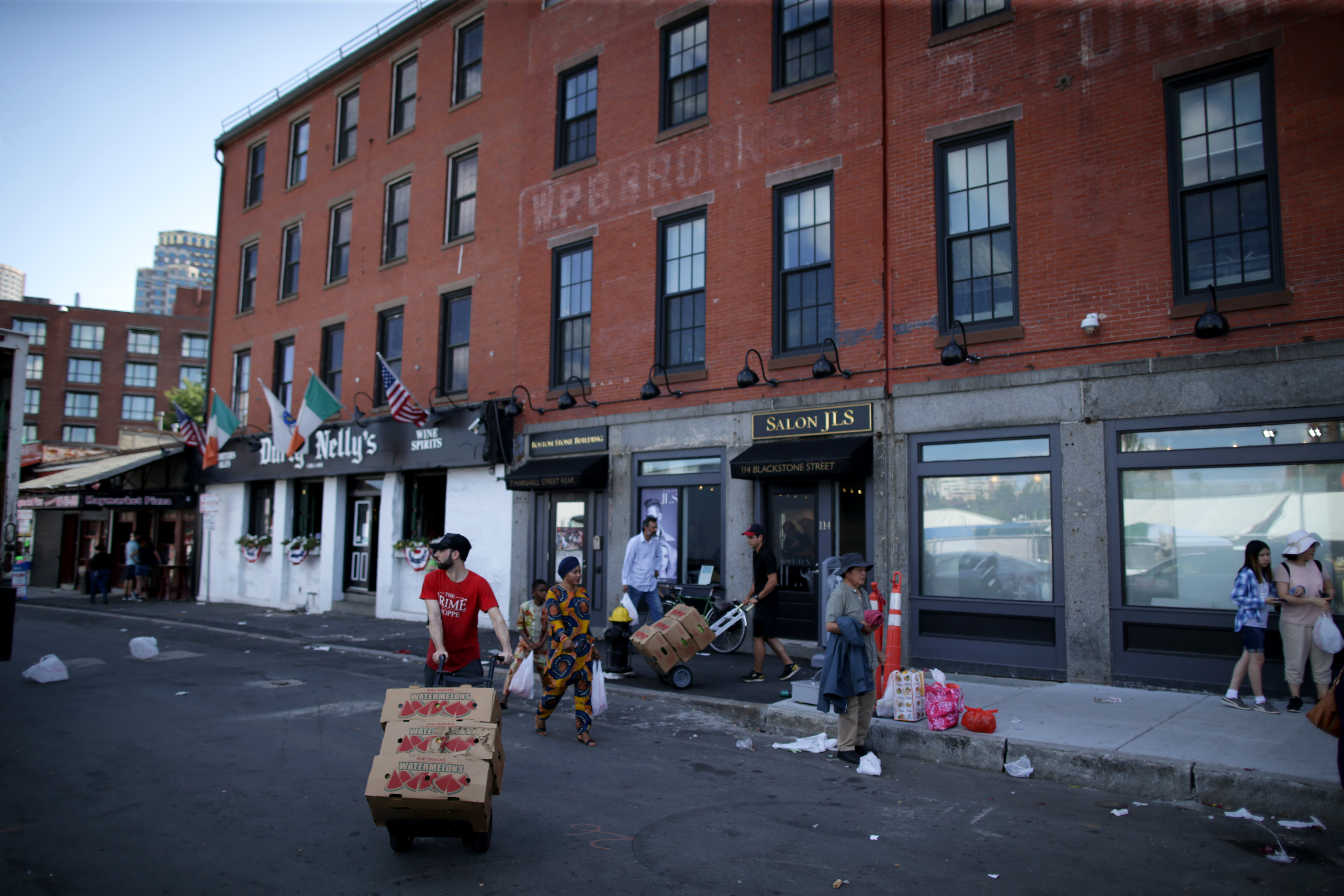 The impending construction of a new hotel has impacted small businesses along Blackstone Street.
