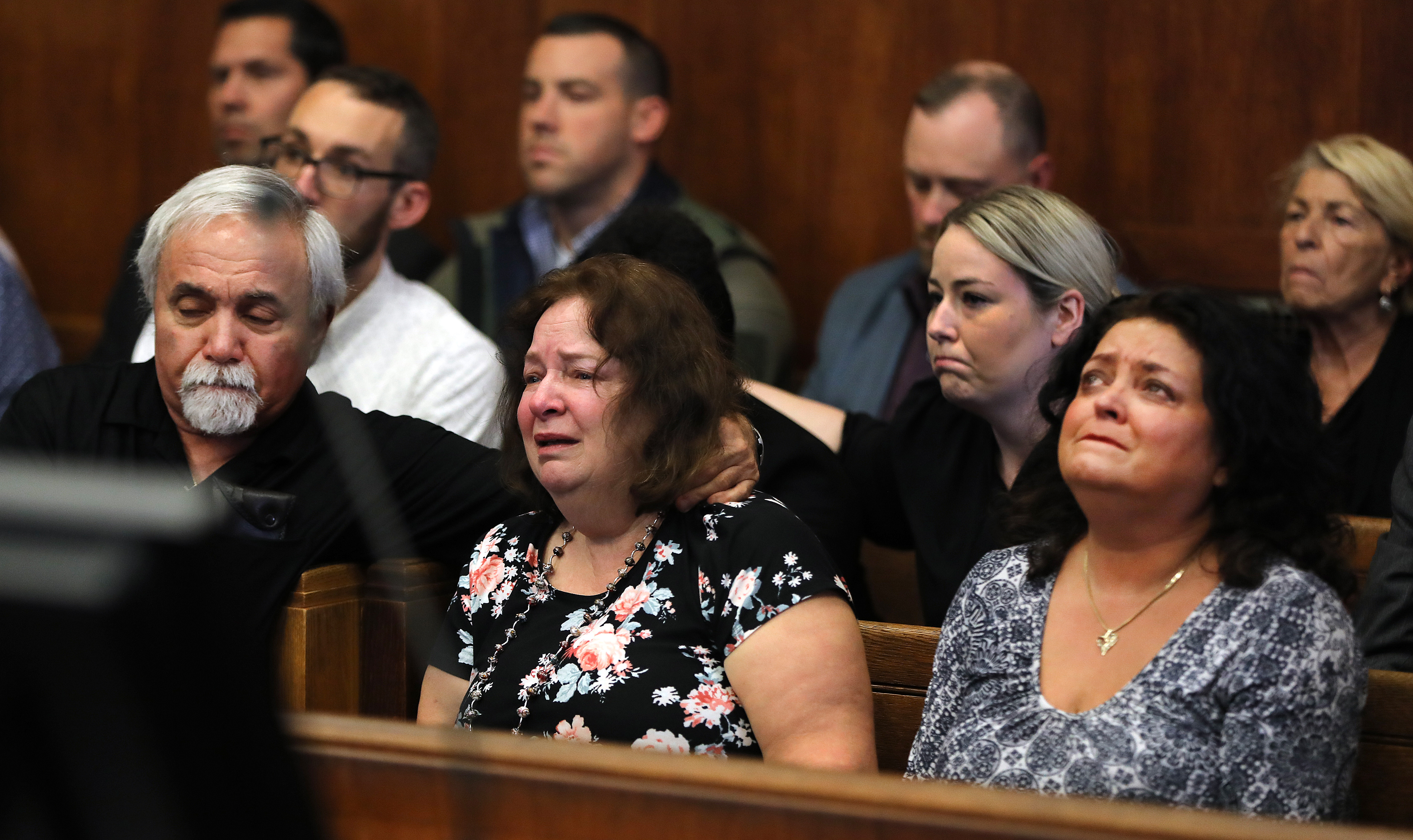 Family members of Robert Higgins reacted to the verdict, including his stepfather Gerald Biancuzzo, mother Joyce Biancuzzo and aunt Debbie Aguiar.