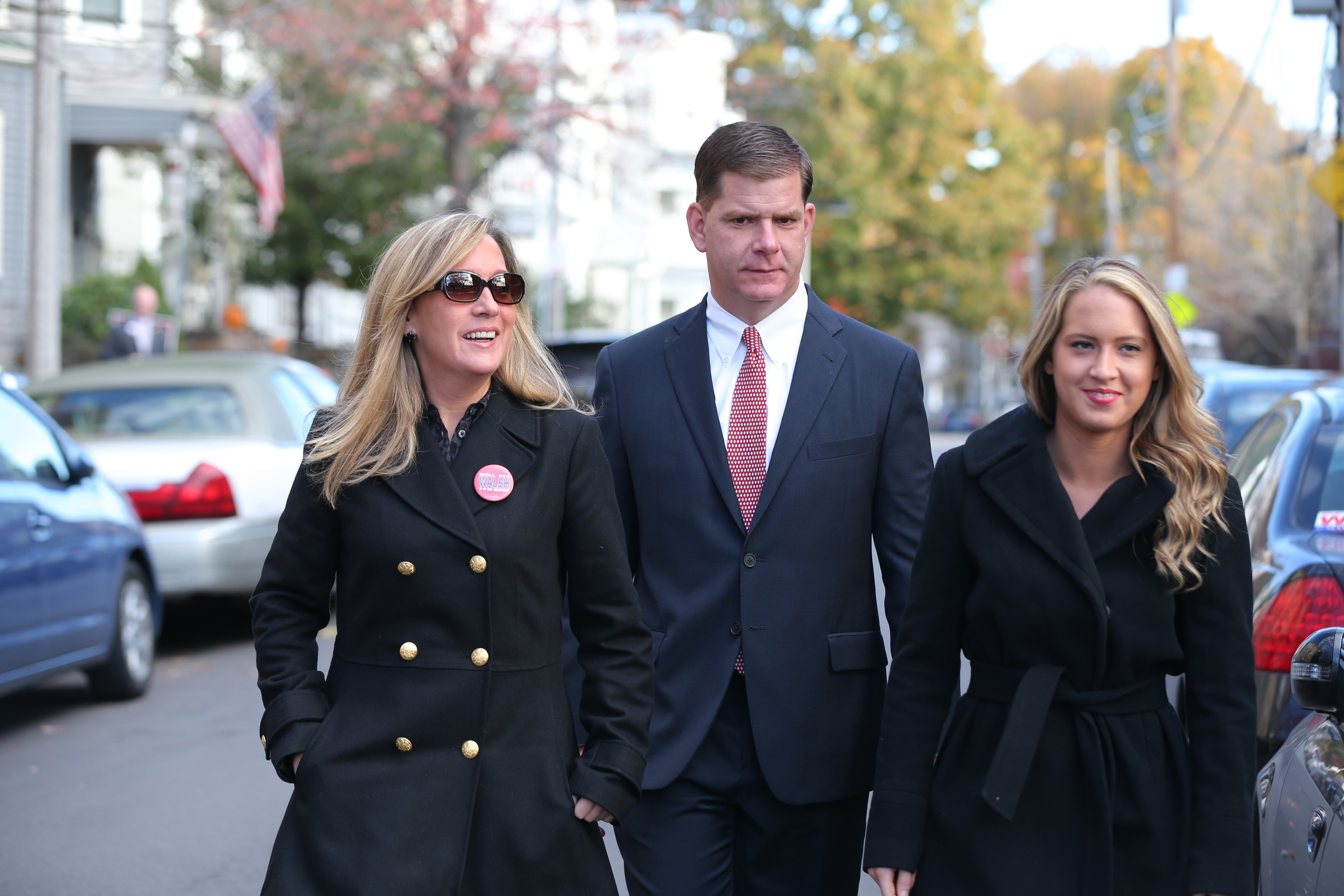 Higgins, shown with Walsh and her daughter, Lauren. Higgins says Walsh and Lauren have developed a close relationship over the years.