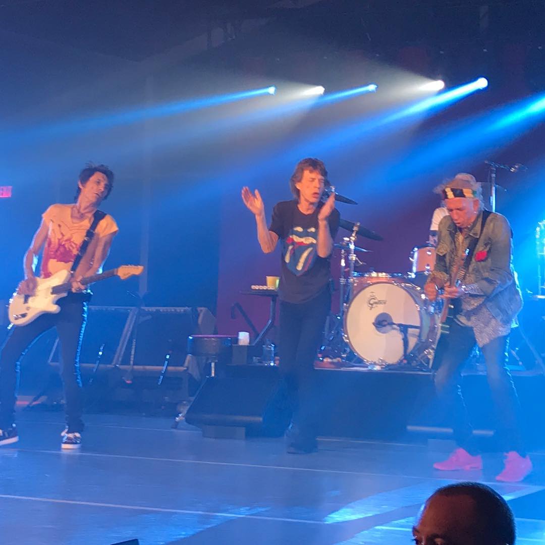 The Rolling Stones performed Tuesday at Gillette Stadium.