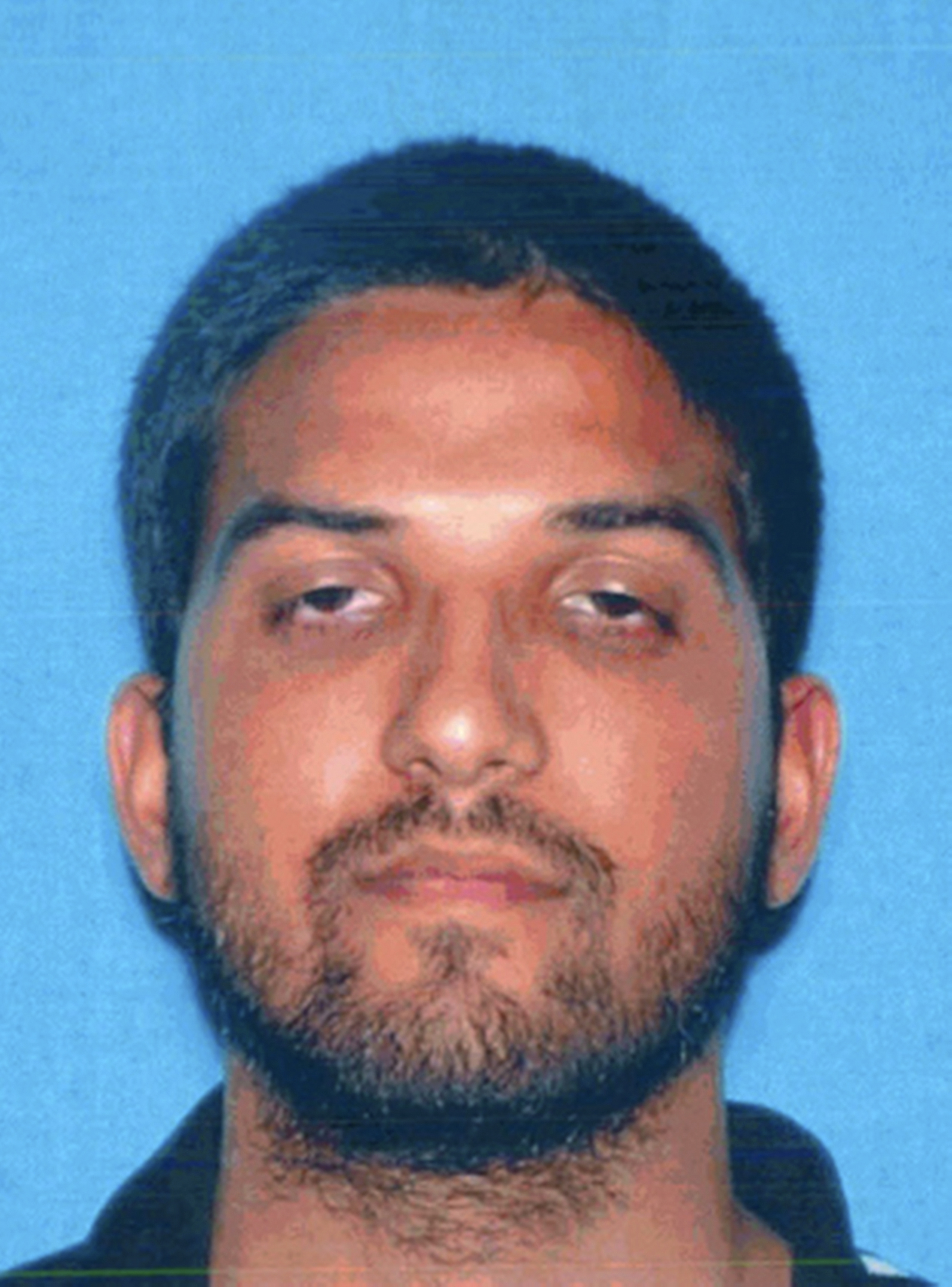 In a drivers license photo provided by the California Department of Motor Vehicles, Syed Rizwan Farook, one of two suspects in the mass shooting in San Bernardino, Calif. on Dec. 2.