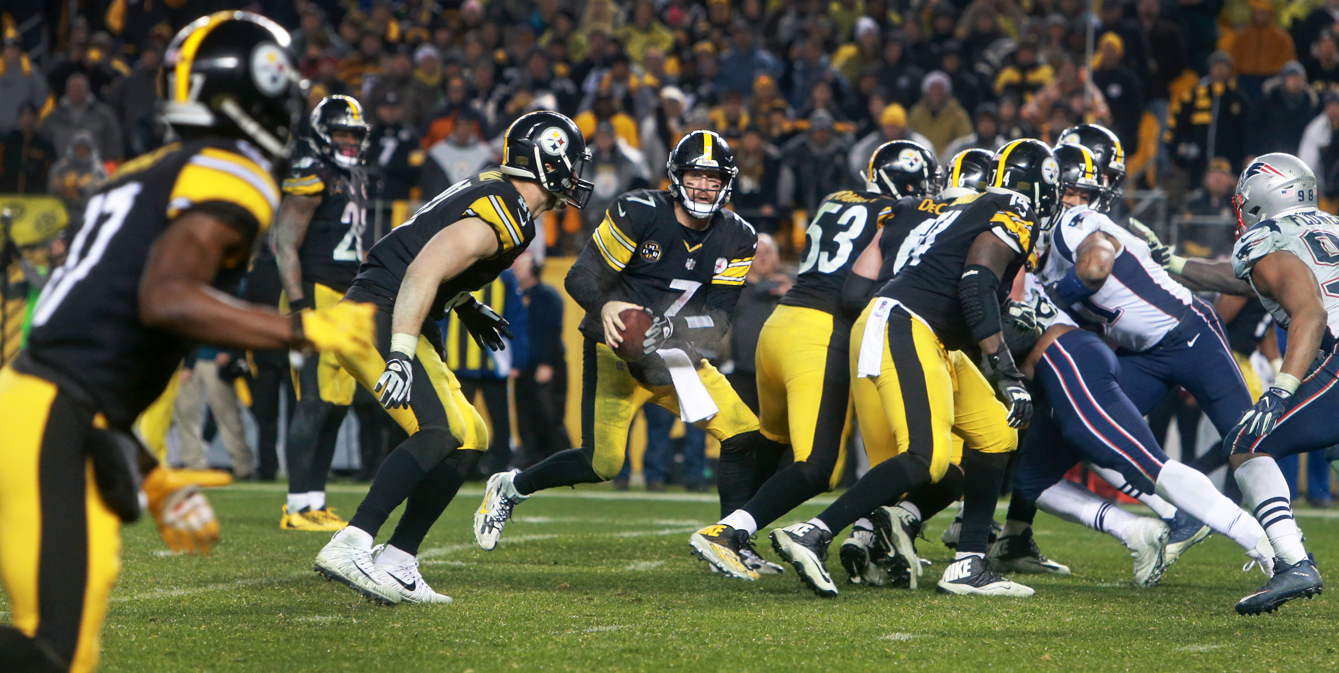 The fake spike backfired on the Steelers.