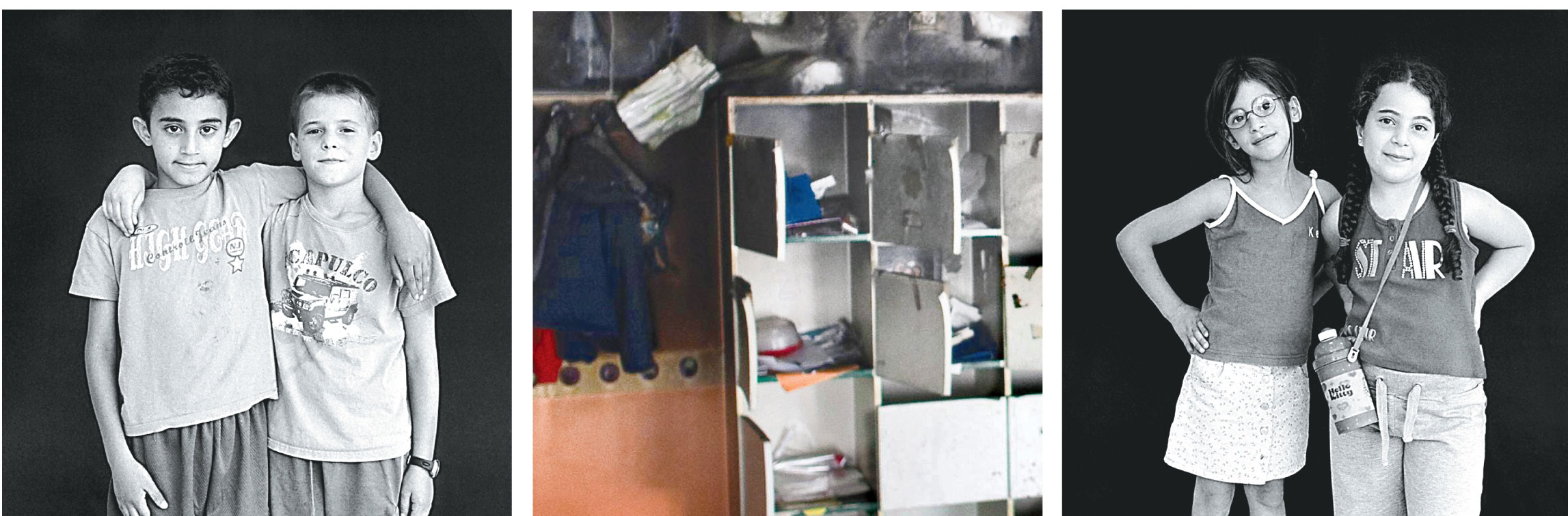 Books and toys were piled in the middle of the classroom and set on fire.