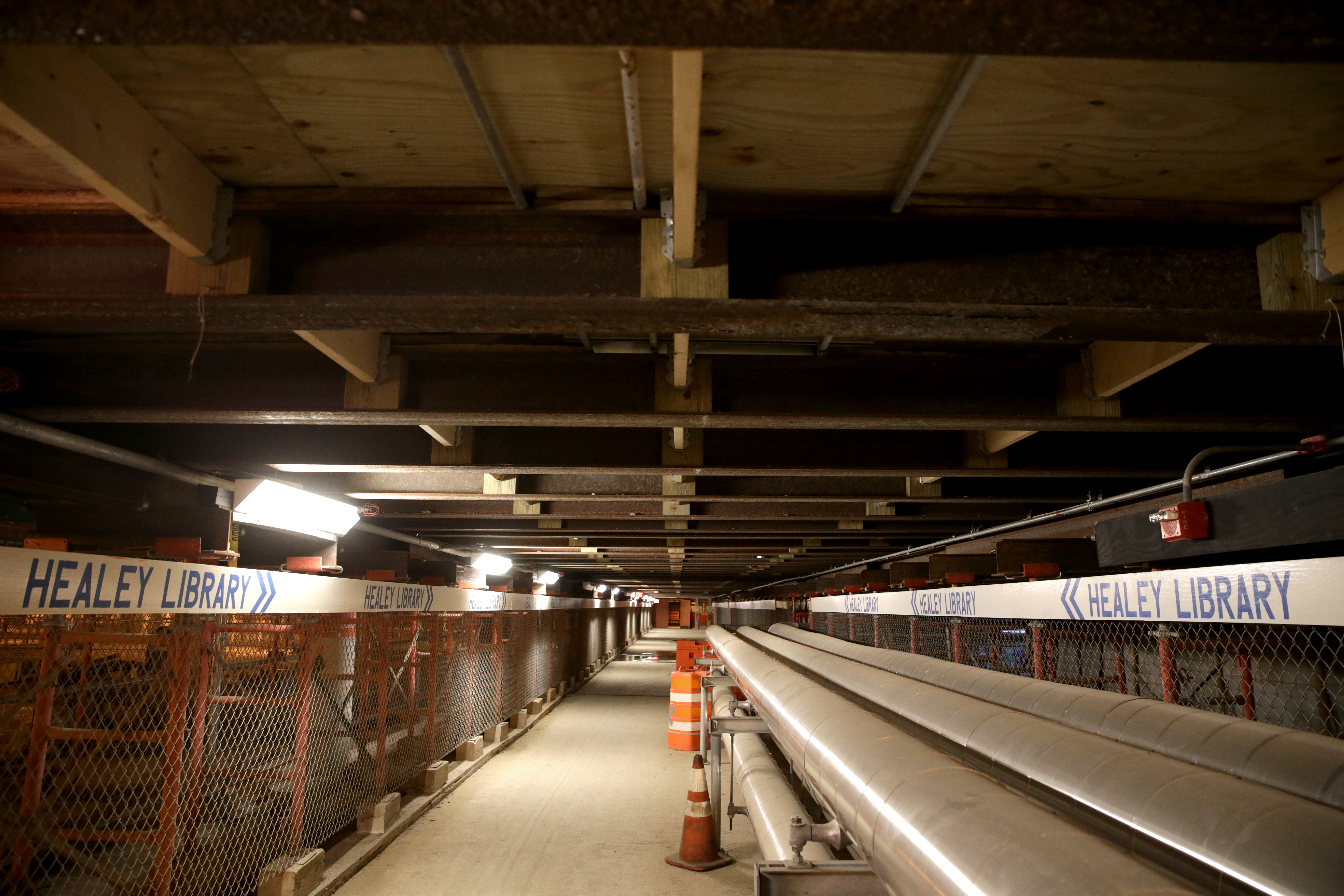 The garage’s concrete is crumbling, sometimes falling onto cars and natural gas lines.