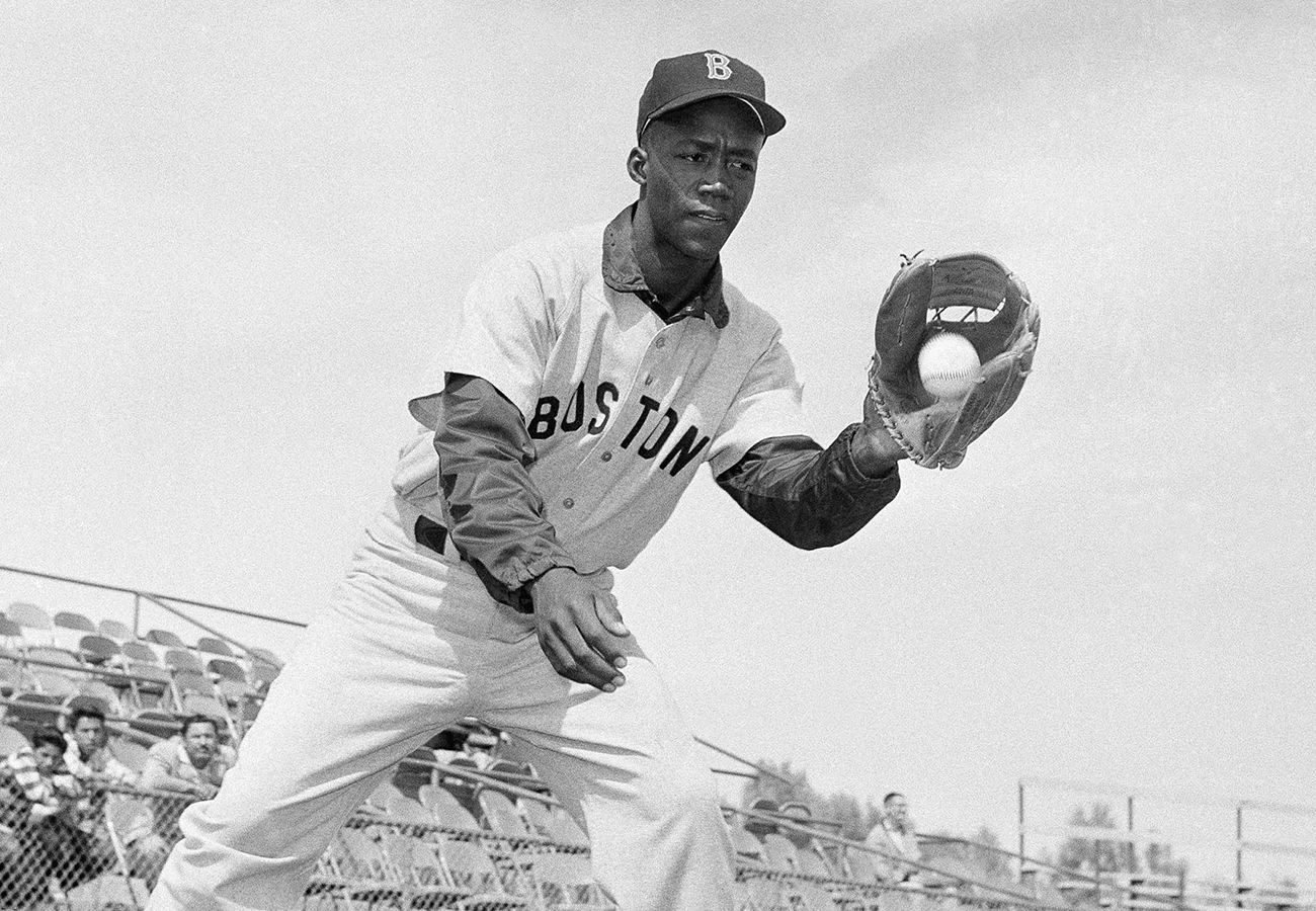 Pumpsie Green played 327 games in four seasons with the Red Sox, then finished his career with the Mets.