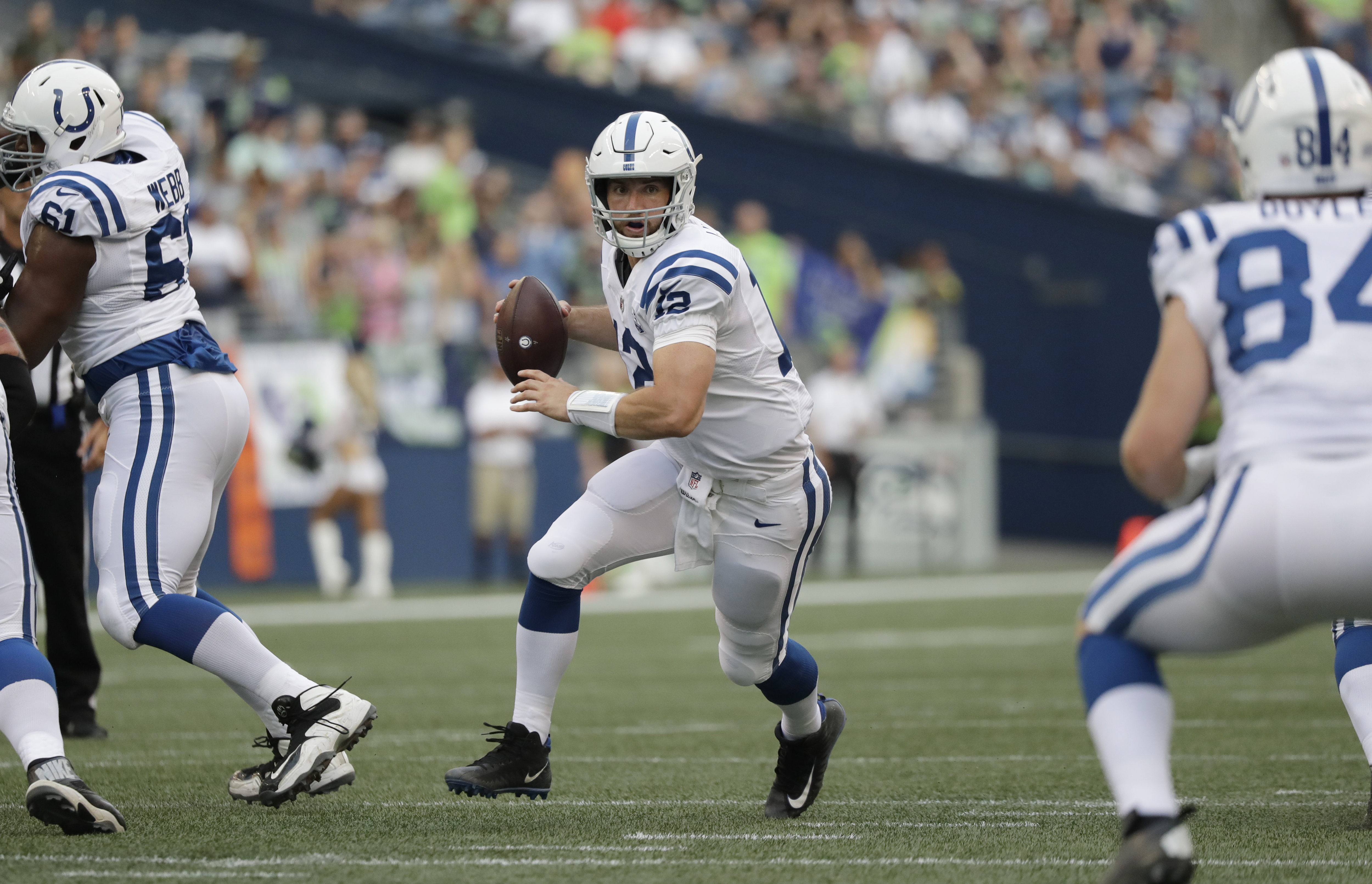 Andrew Luck is in his seventh NFL season.