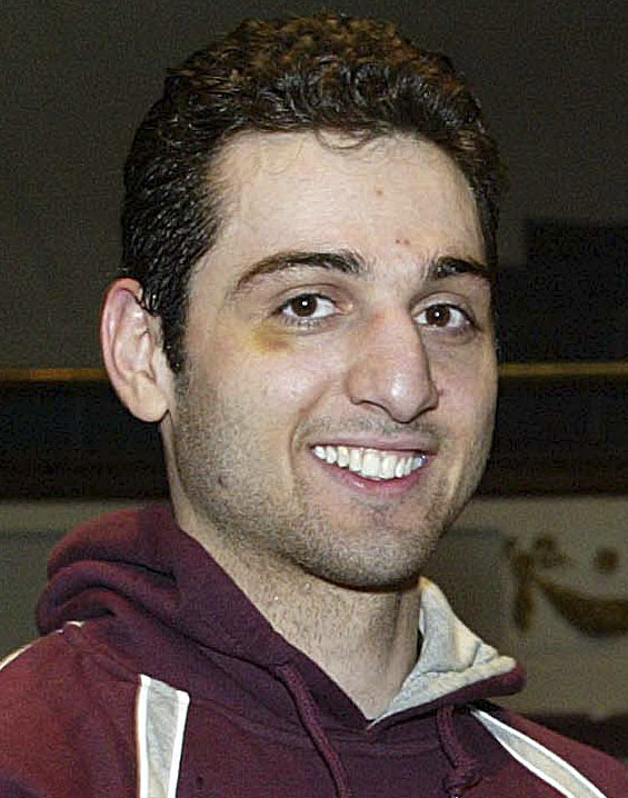 Tamerlan Tsarnaev is seen in a Feb. 17, 2010, photo after winning the 2010 New England Golden Gloves Championship.