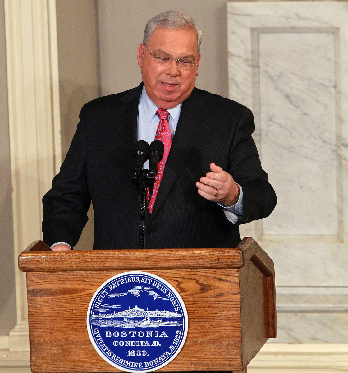 Mayor Thomas Menino laid out his agenda last night in his State of the City address.
