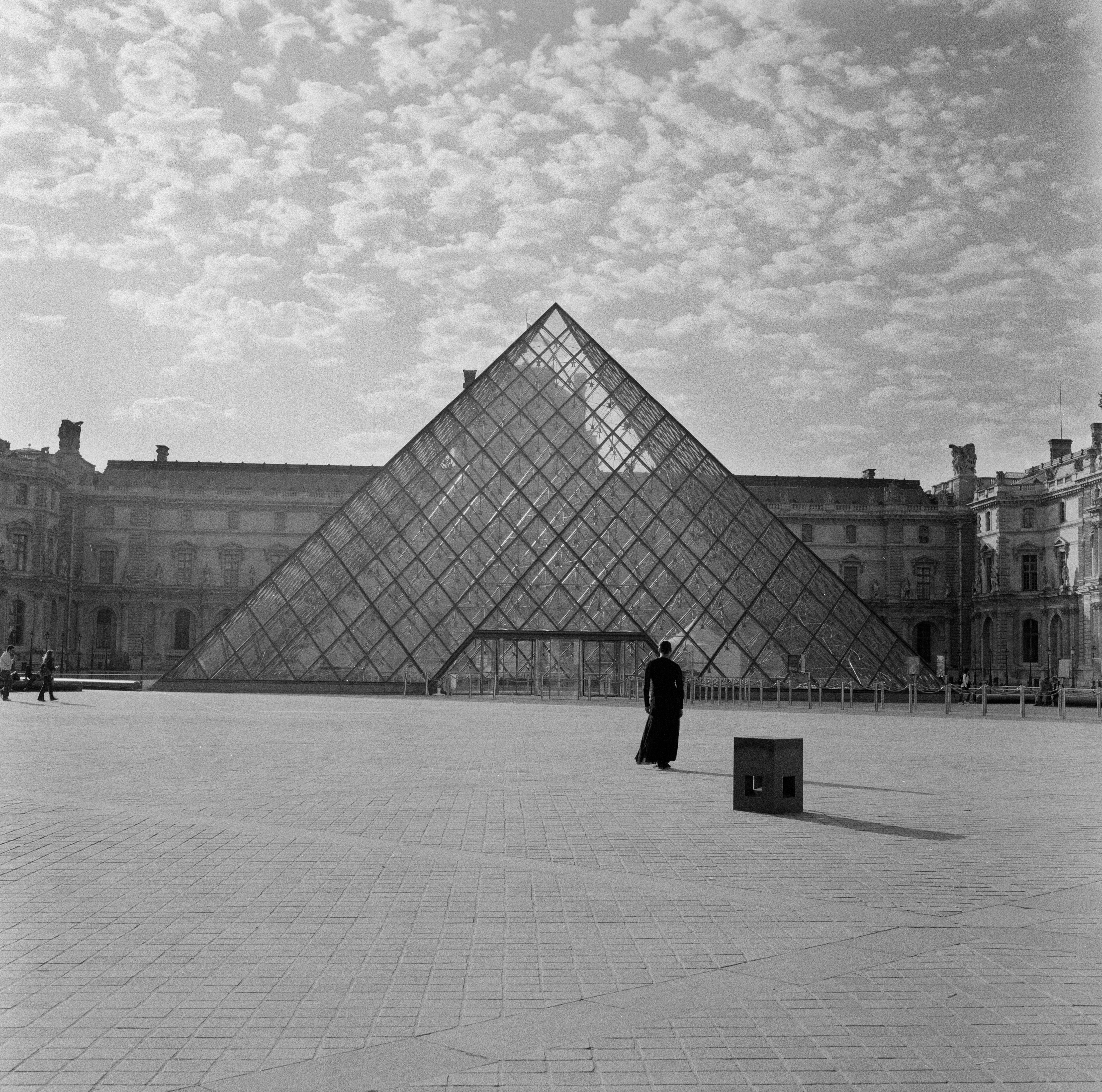 Carrie Mae Weems’s “The Louvre,” at Ethelbert Cooper Gallery.