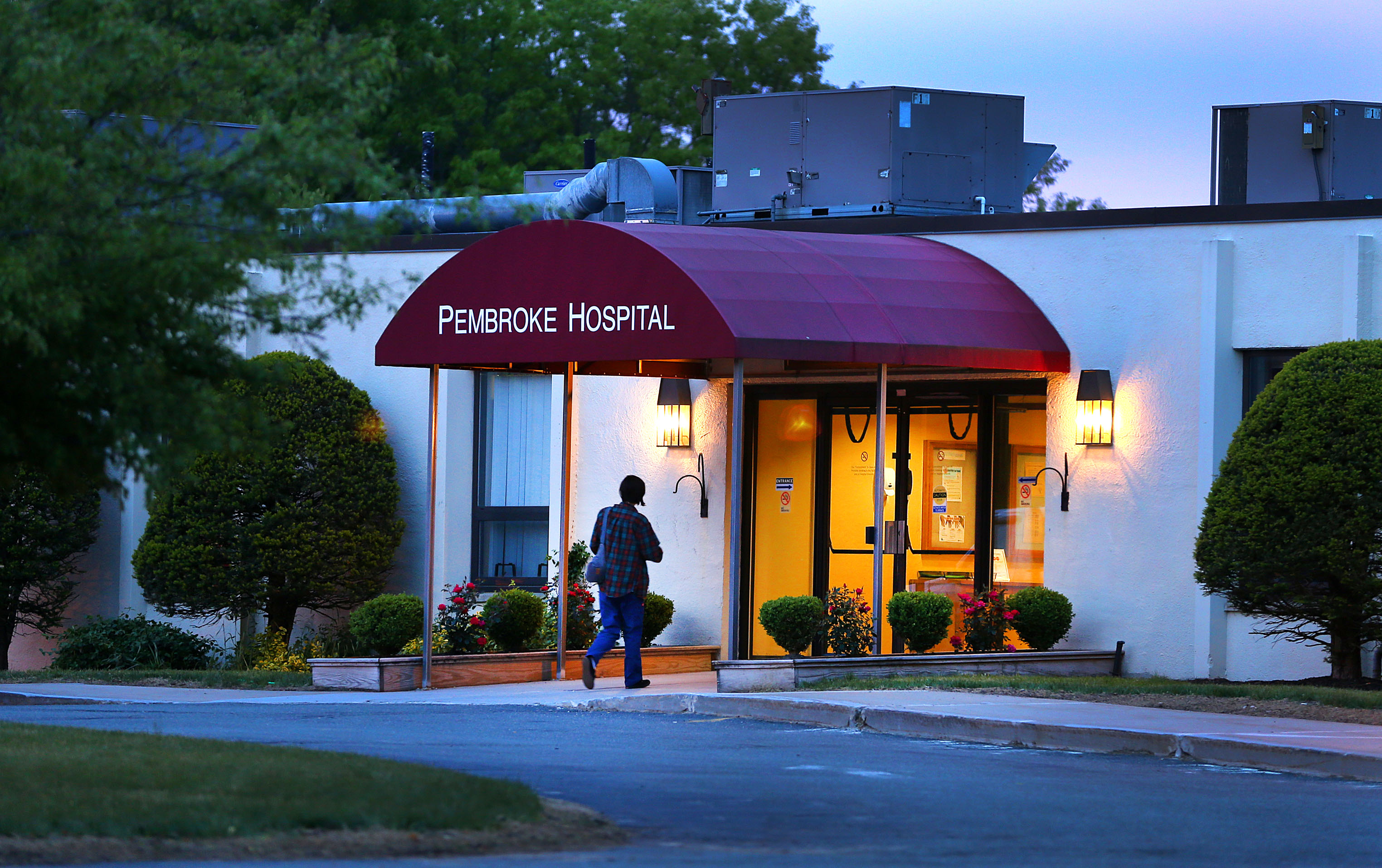 Rice said the floors and couches at Pembroke Hospital were filthy, and the bathrooms ‘absolutely disgusting.’