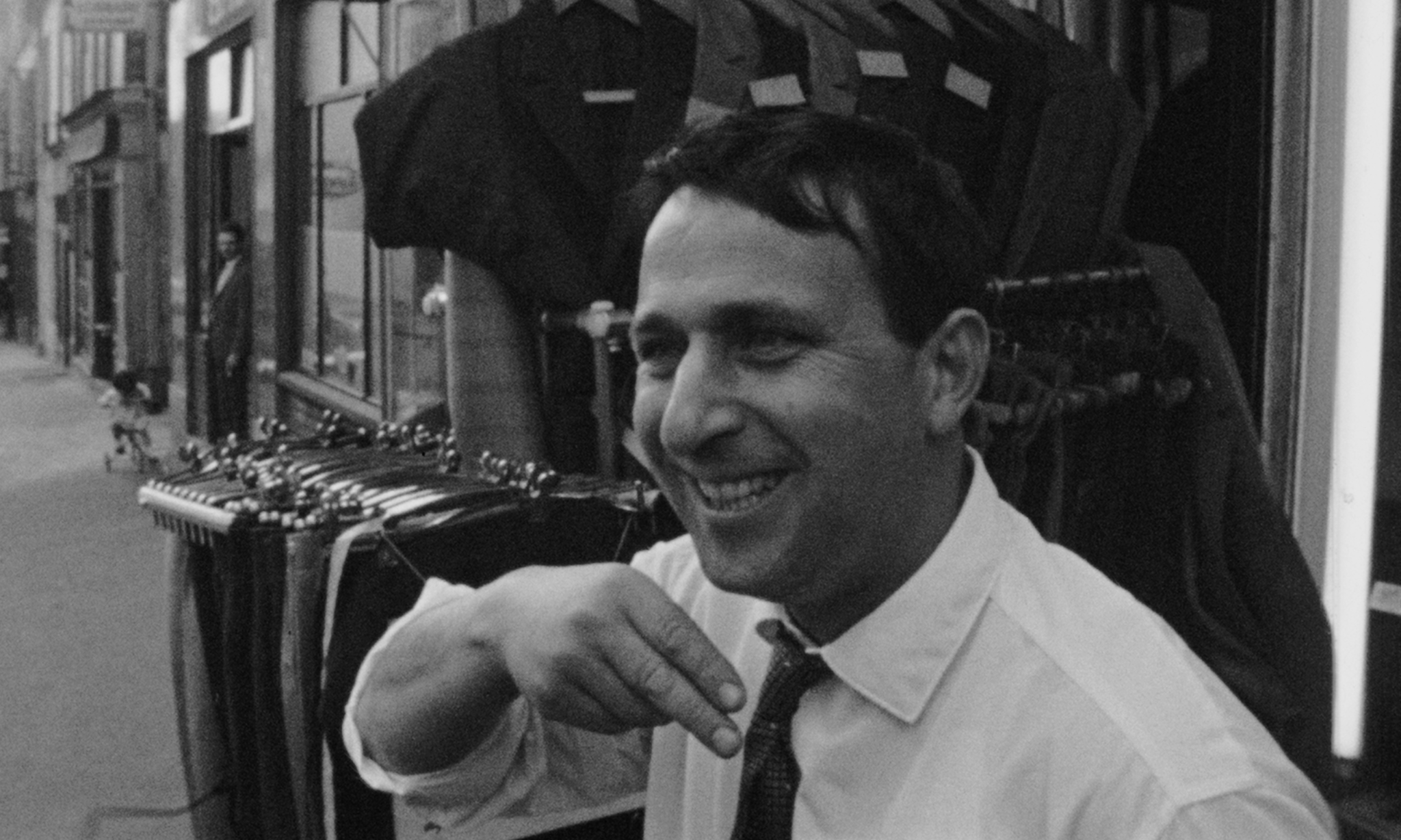 A clothing salesman from the documentary.