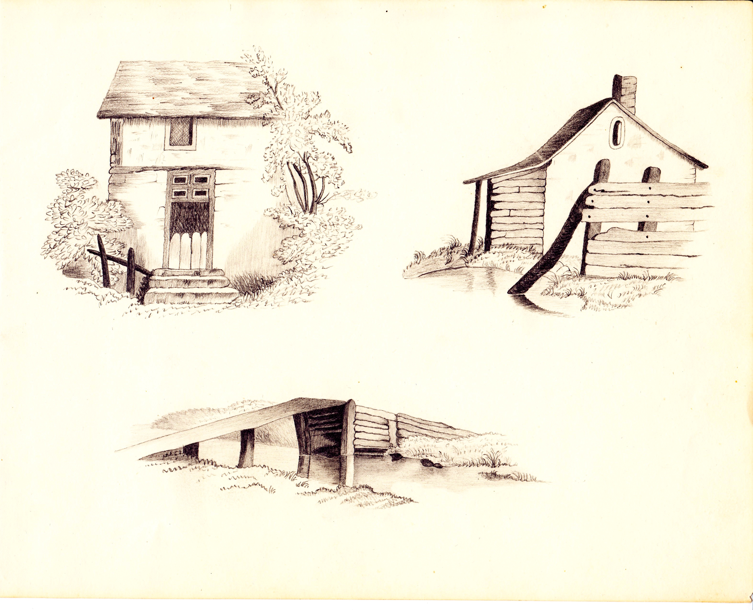 One of the works featured in “(I'm a) Stranger to Kindness: The Drawings of Norma Hoffmann.’’
