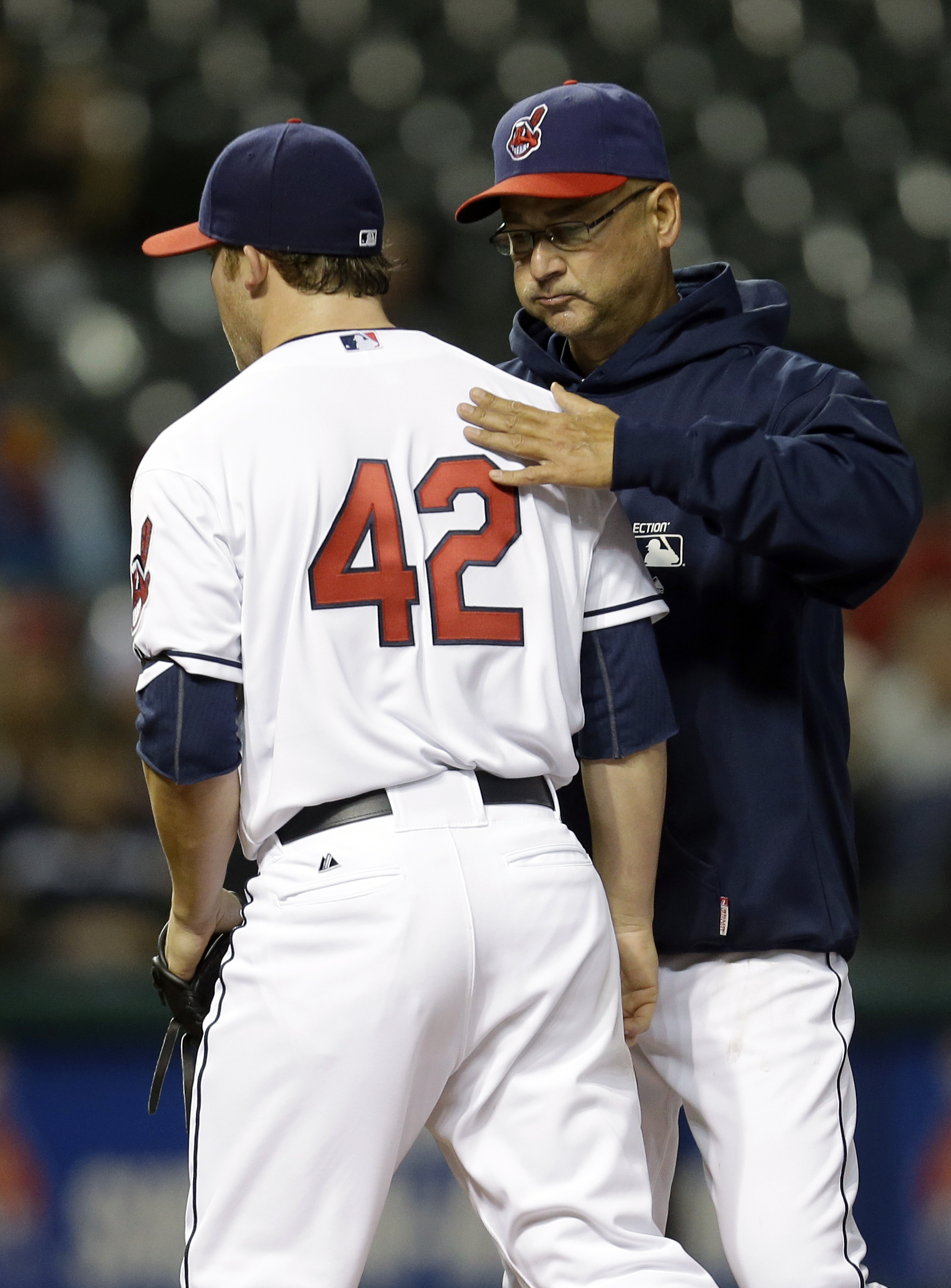 Terry Francona, who got three solid innings of relief from Cody Allen, acknowledged it will be tougher facing the Red Sox in Boston.