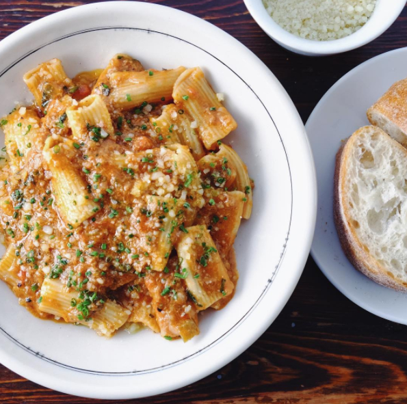 The rigatoni at Coppa.