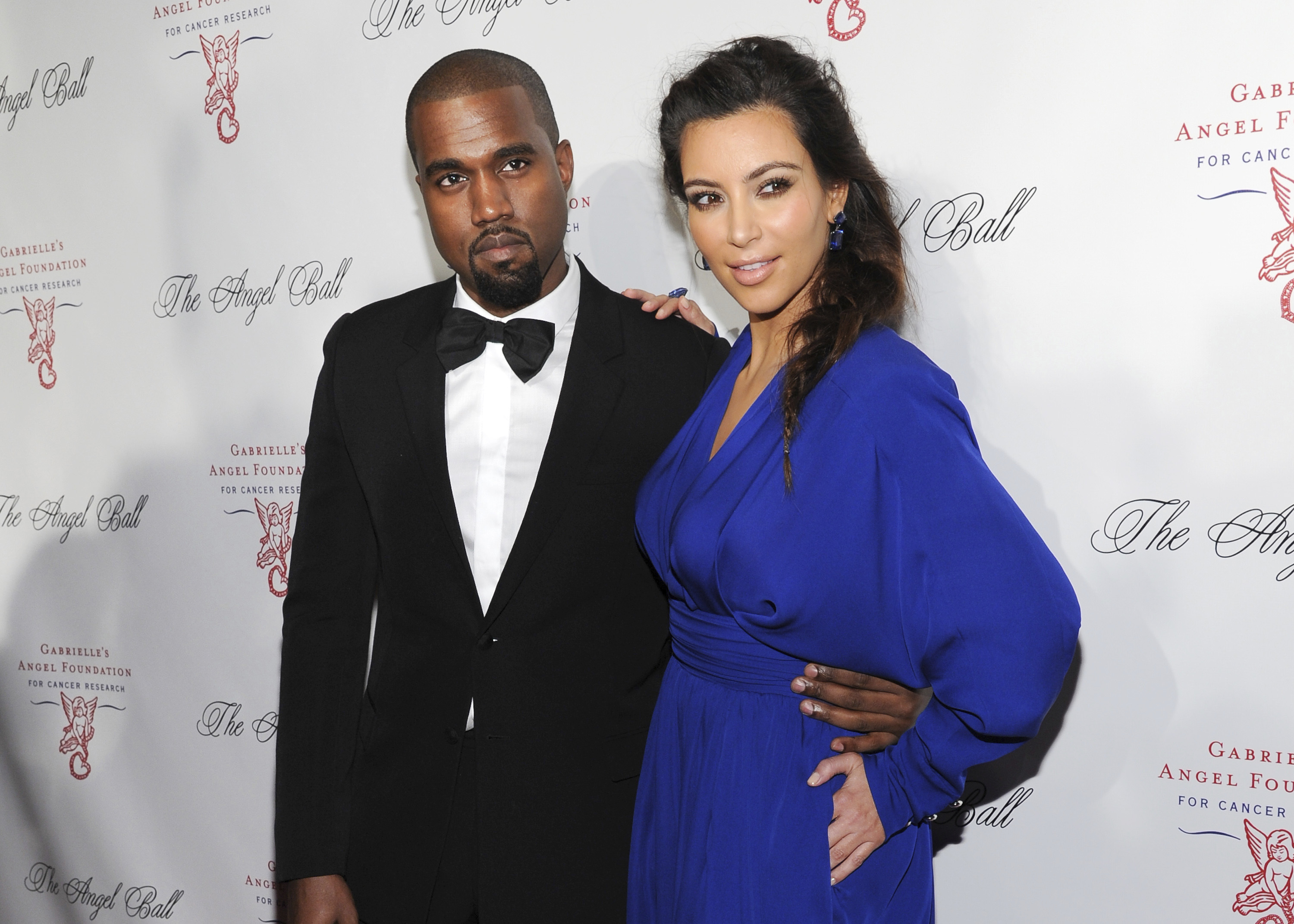Kanye West and Kim Kardashian West in 2012.