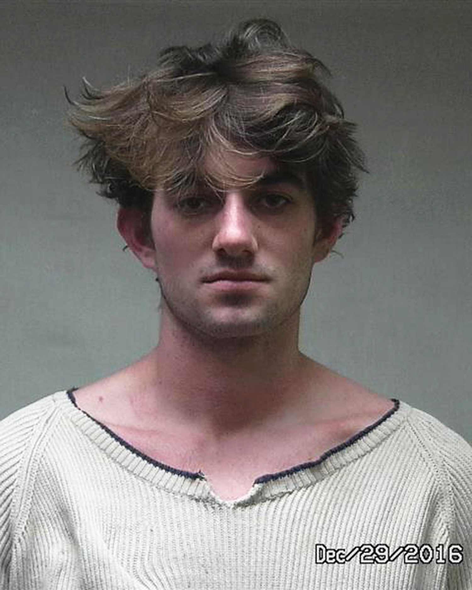 John Conor Kennedy is shown following his arrest for disorderly conduct after he was involved in a bar fight in the tony resort town of Aspen, Colo.