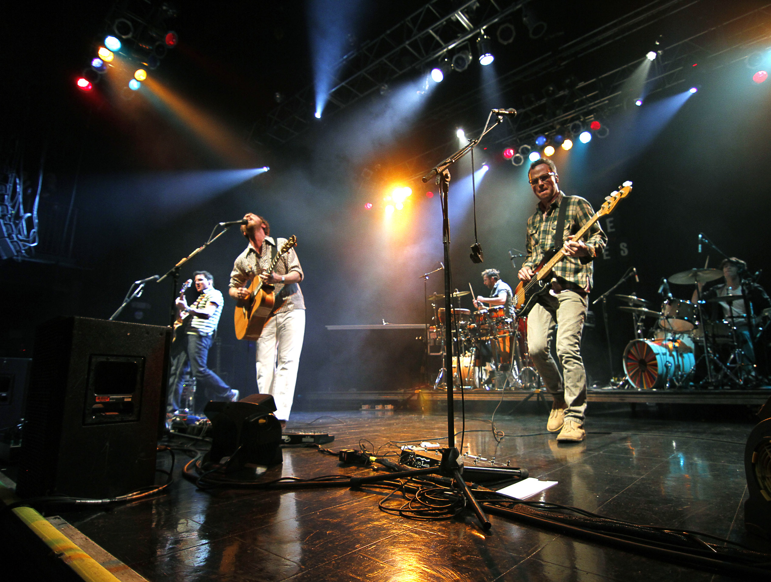 Guster performed before a sellout crowd at the House of Blues in 2011.
