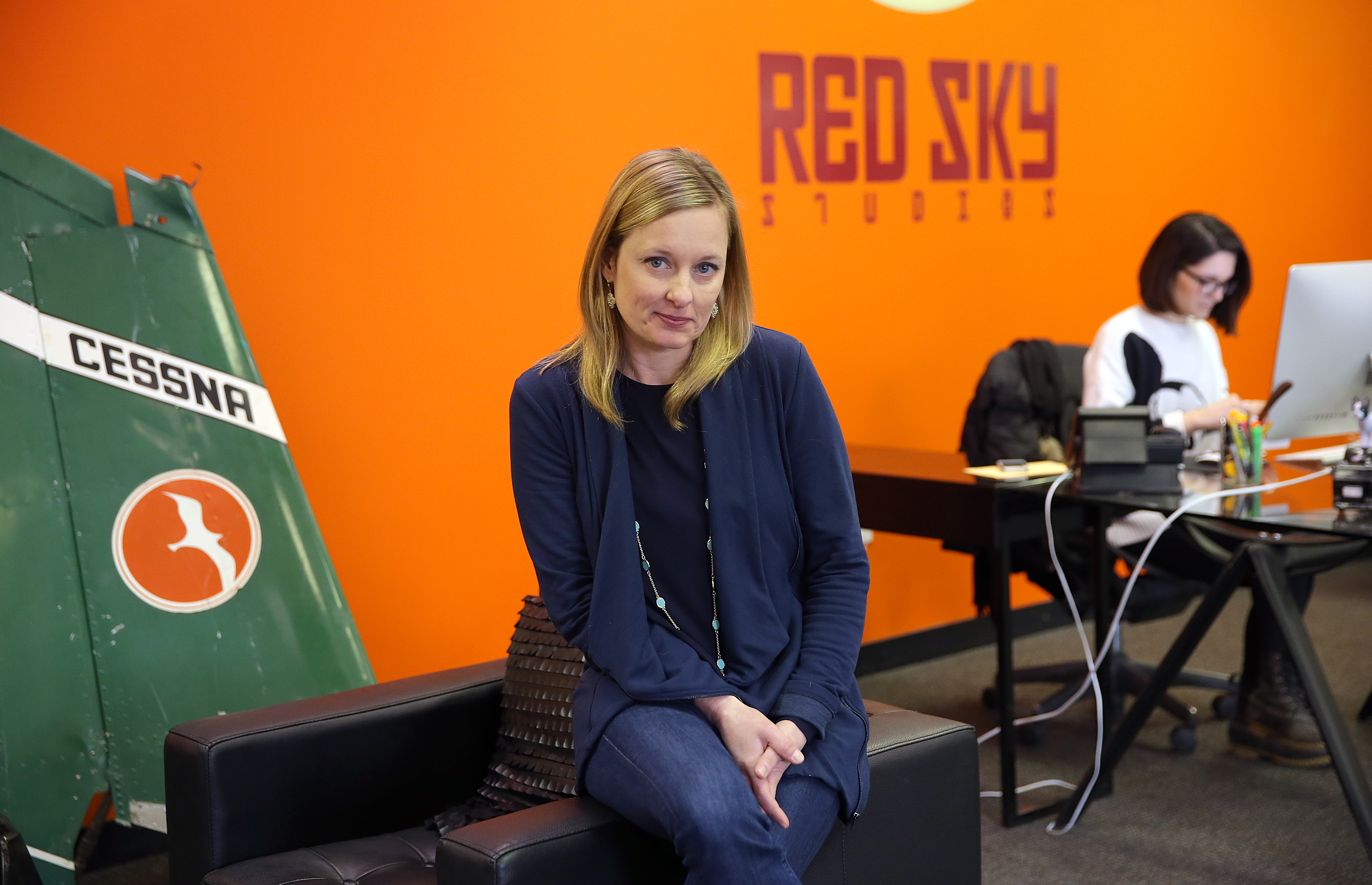 Tiffany Kinder at Red Sky Studios.