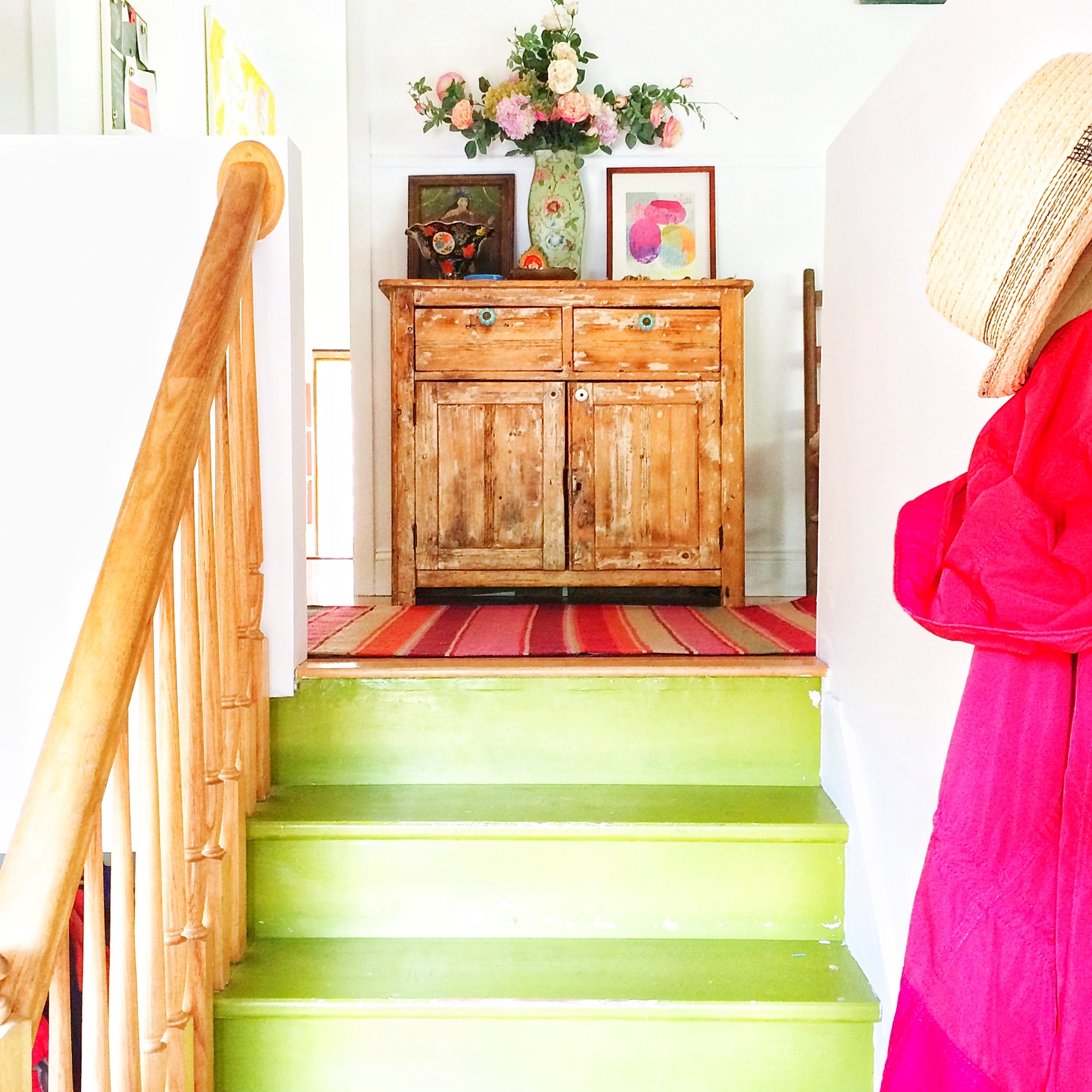 Tamar Schechner and her husband opted for a cheery green inspired by their verdant Vermont surroundings.