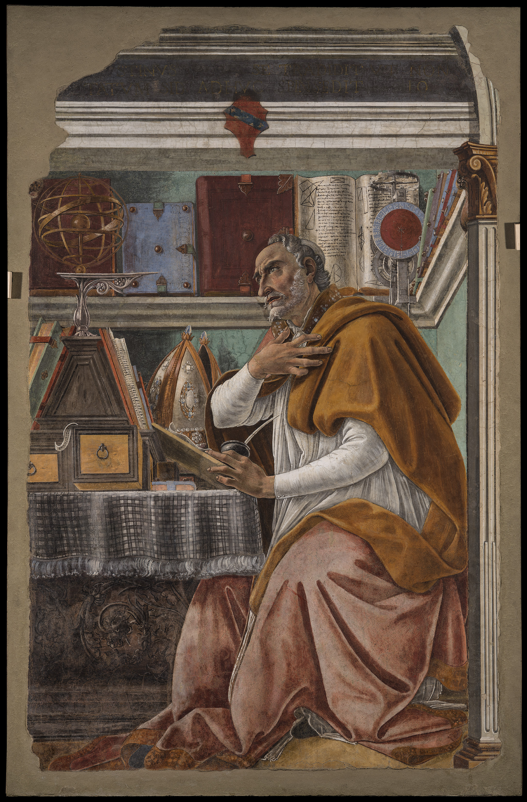 “Saint Augustine in his Study” by Sandro Botticelli