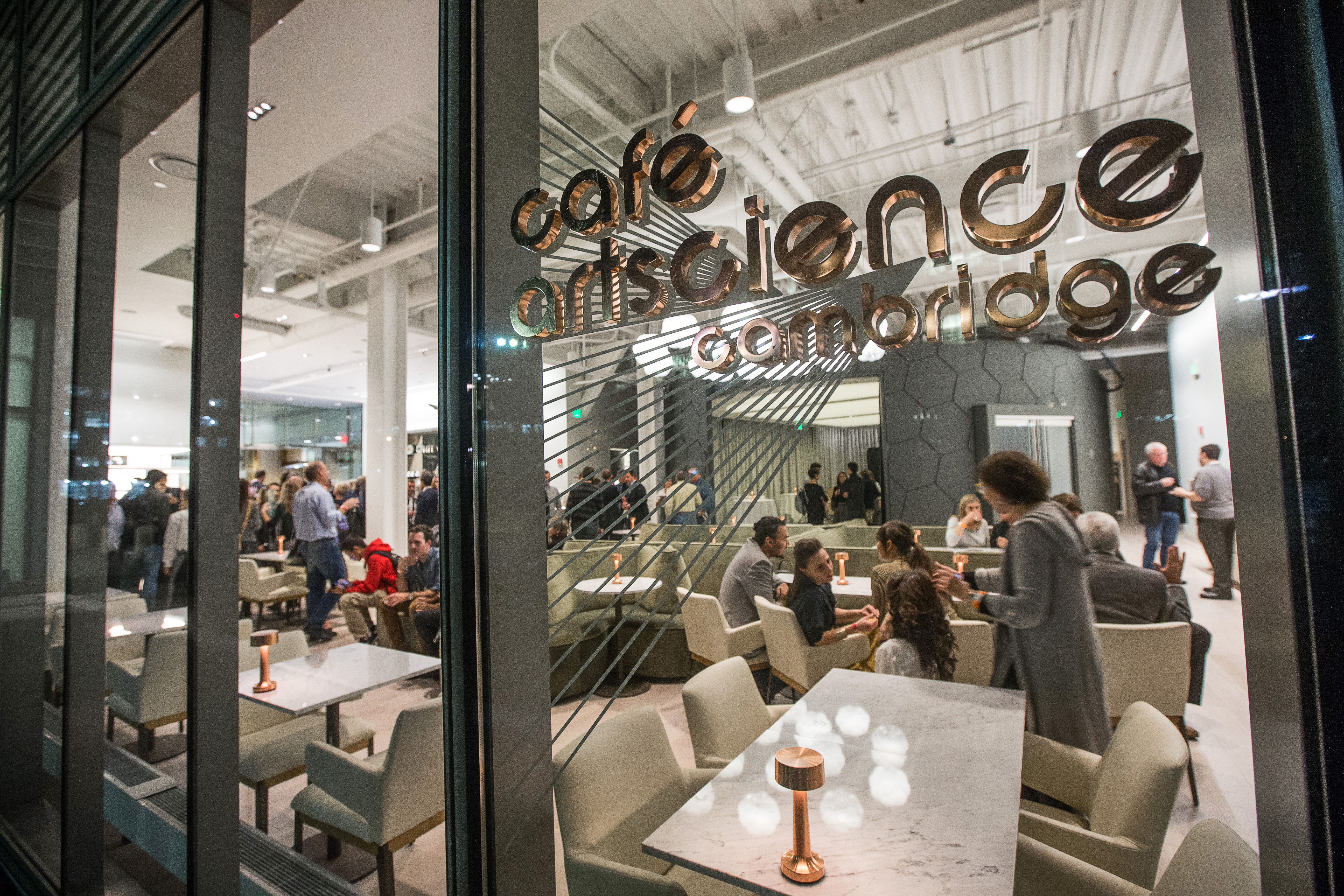 At Café ArtScience in Cambridge, the bar has a centrifuge as a high-tech mixer.
