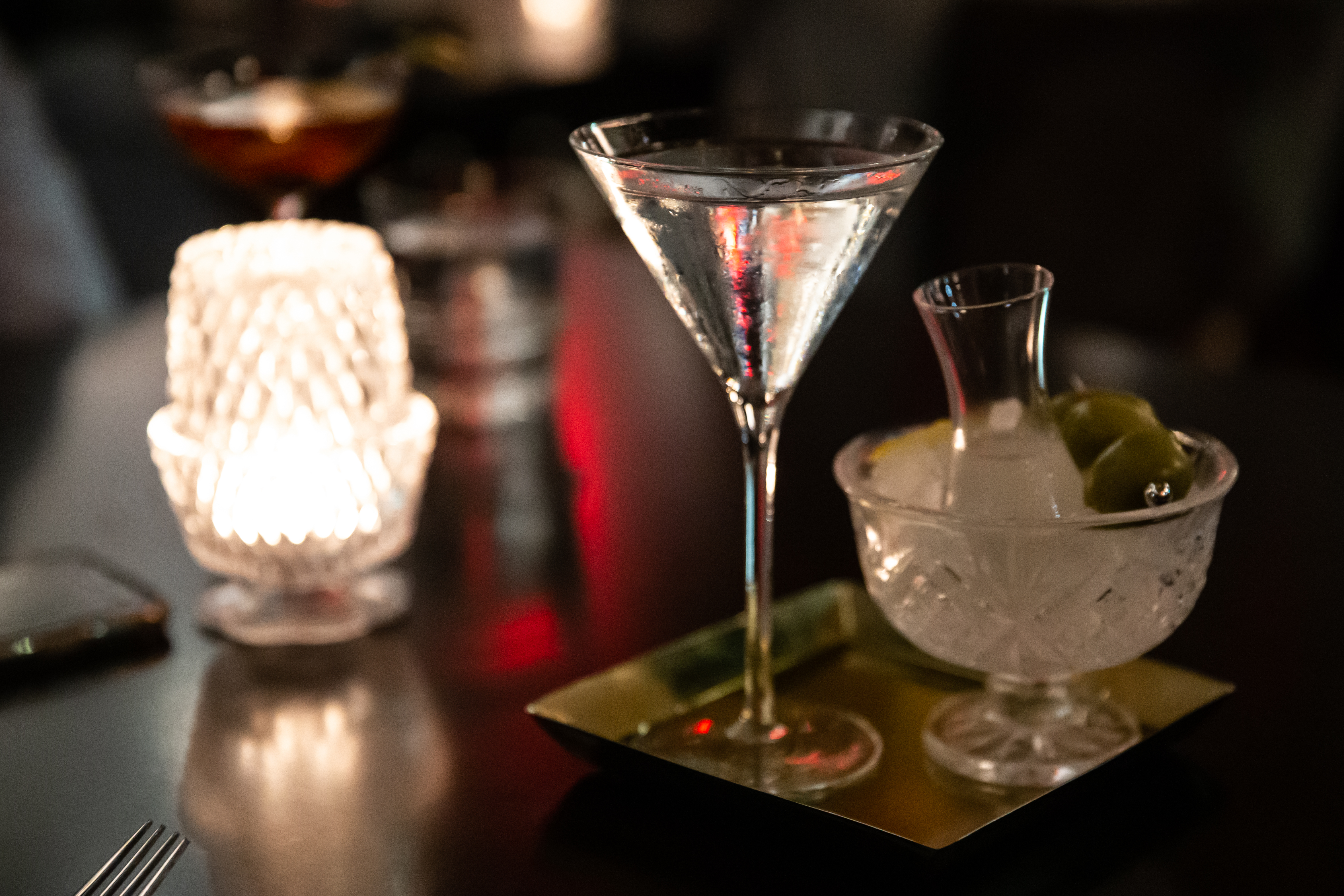 A citadel martini at Orfano.