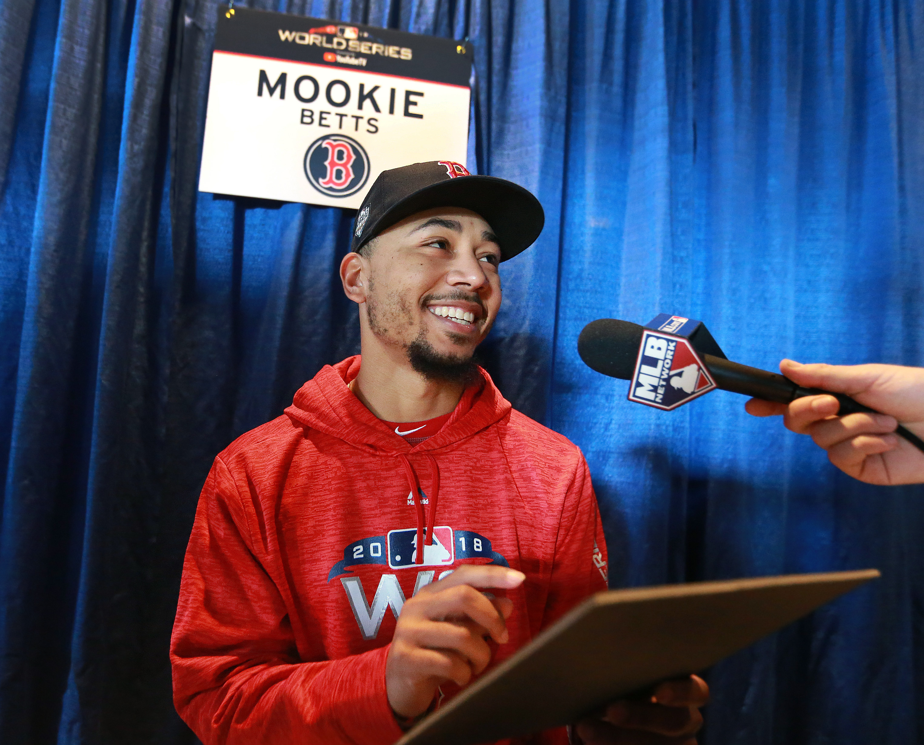 Mookie Betts made four All-Star Games with the Red Sox.