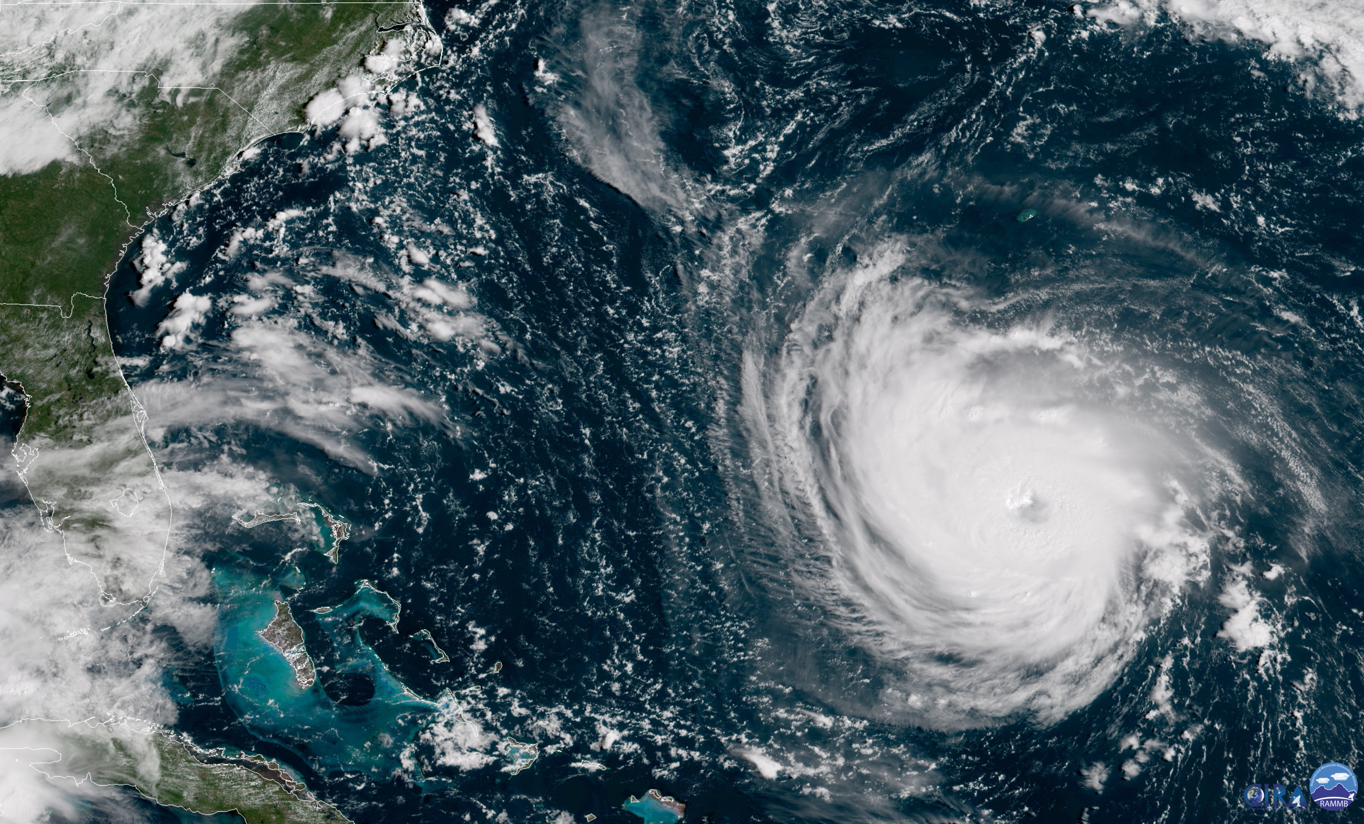 Hurricane Florence’s location as of 10:30 a.m. Tuesday.