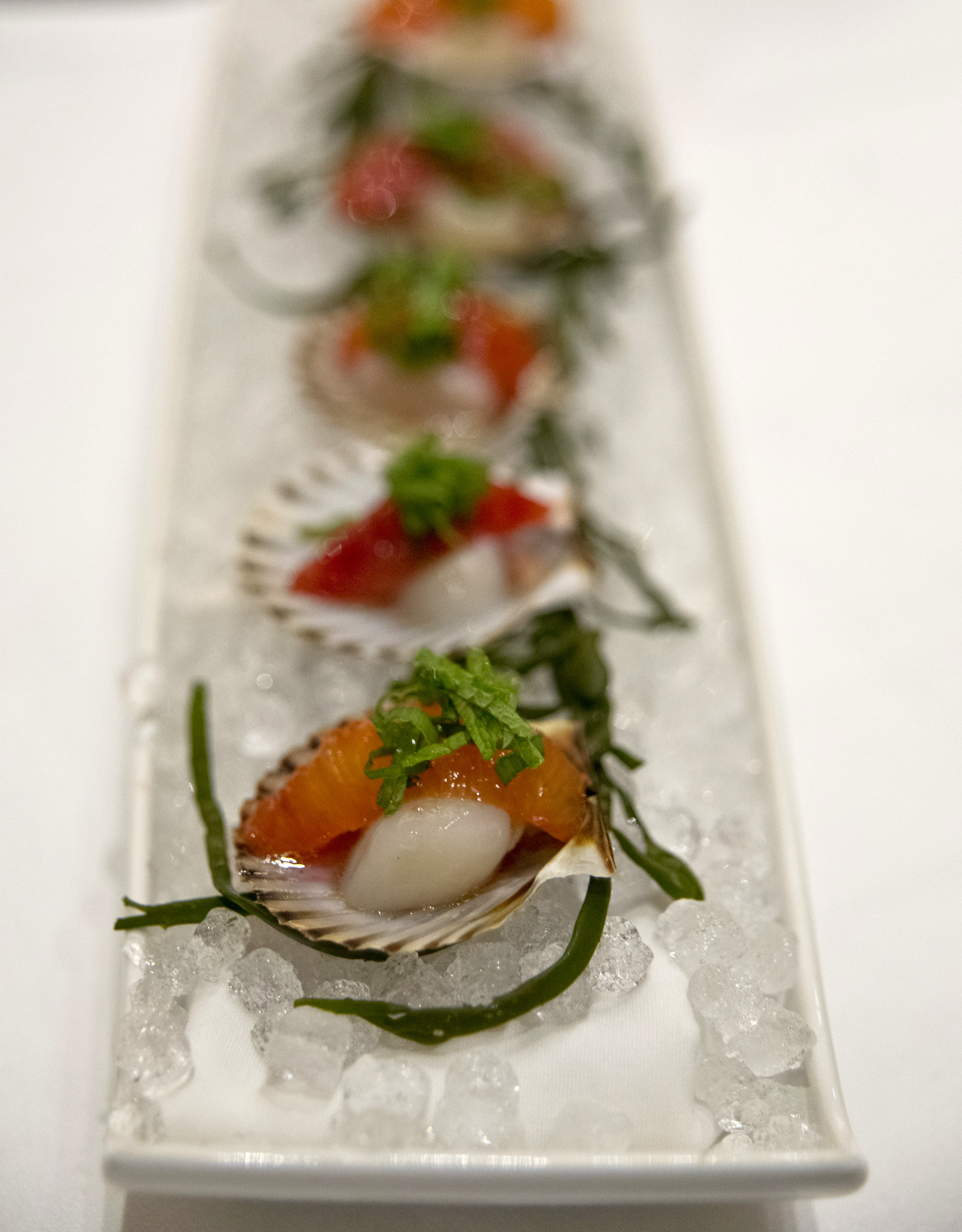 The Nantucket Bay scallops at Ostra.
