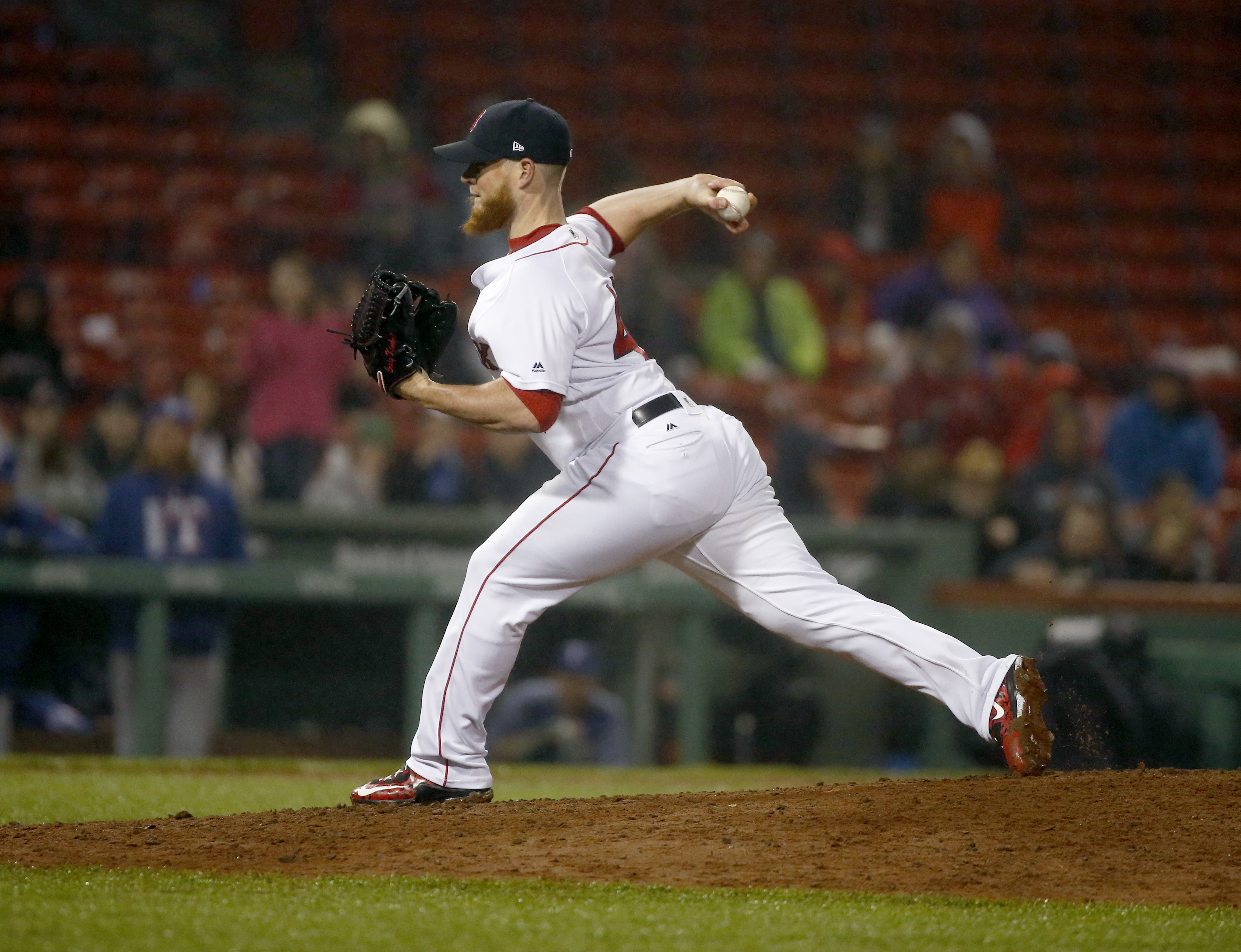 Craig Kimbrel struck out four in the ninth.