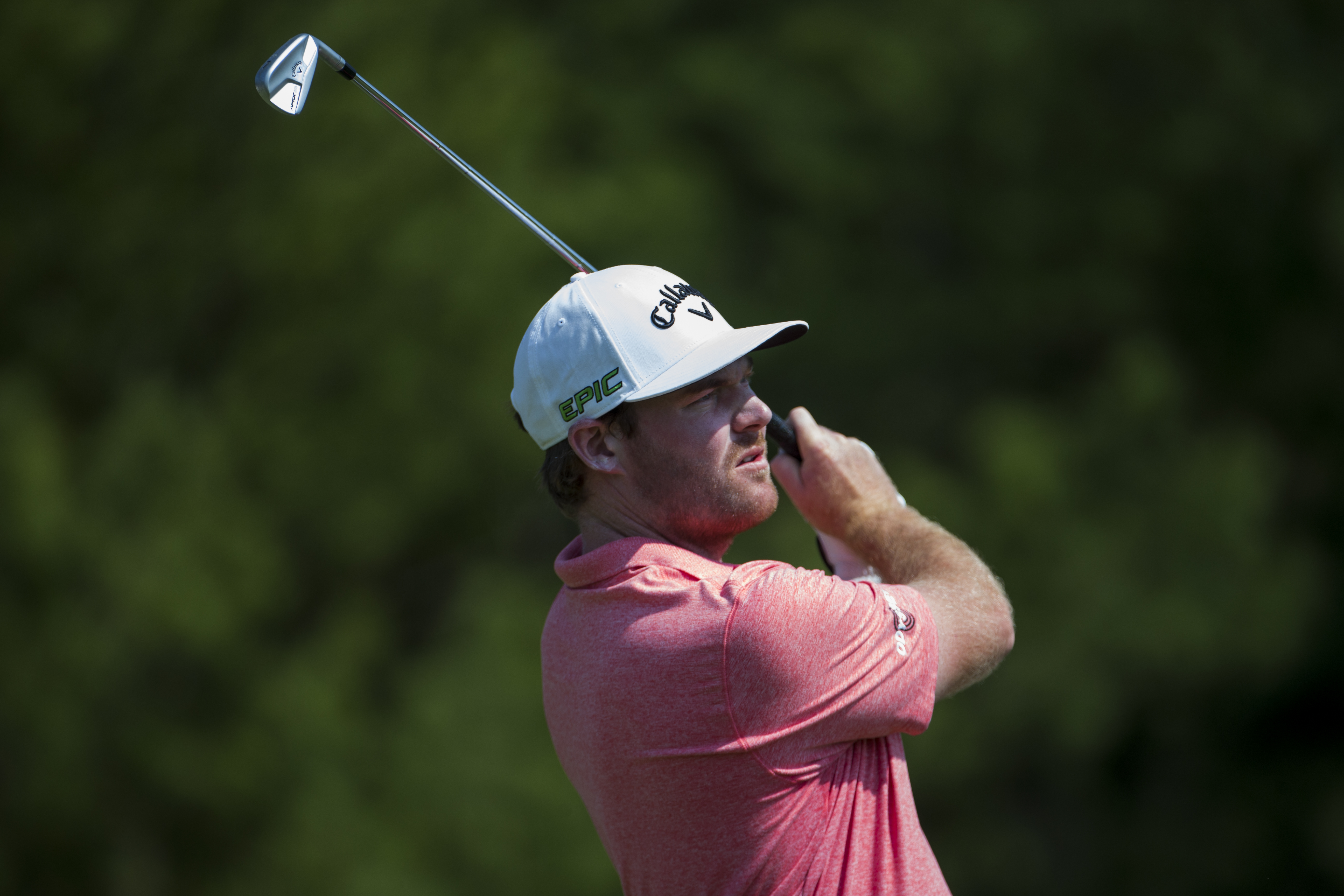 Grayson Murray plays the third hole.