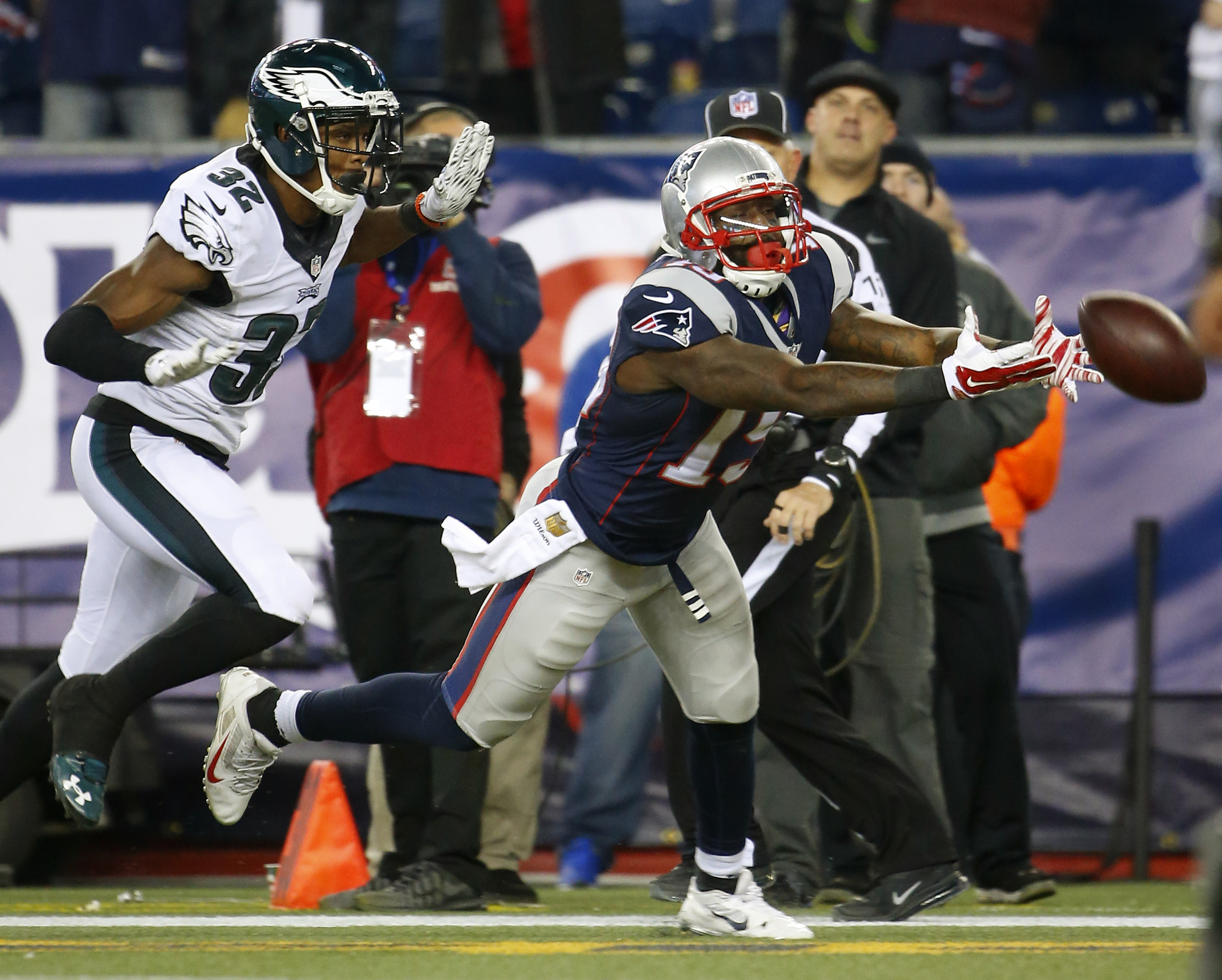 Brandon LaFell has caught 25 of 56 passes thrown his way.