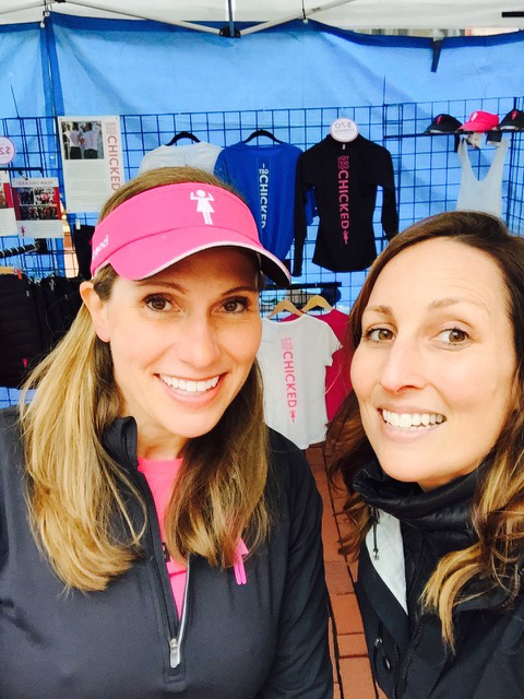 Jennifer Martin (left) and Gretchen Heim, co-founders of chicked.com.