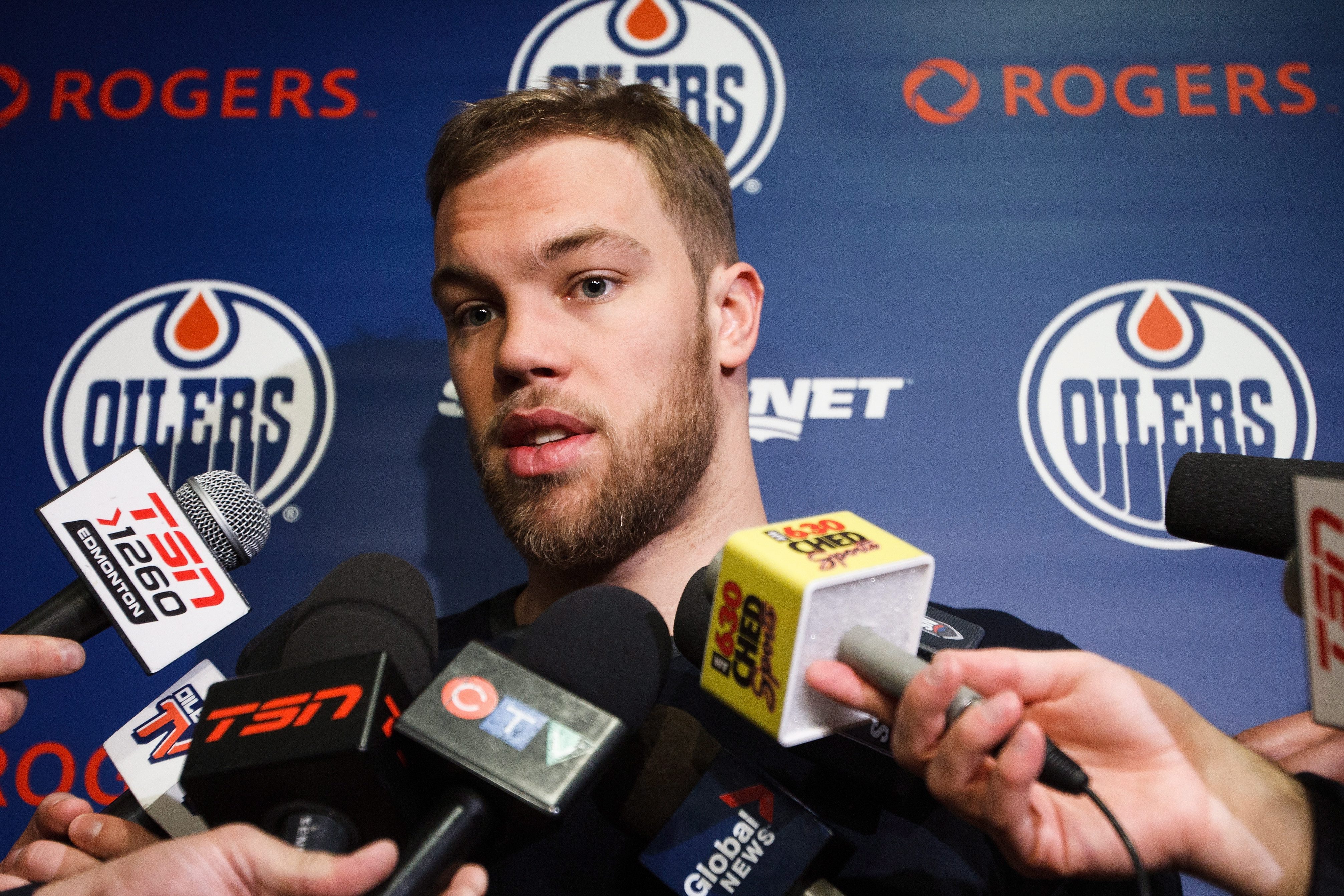The Oilers traded Taylor Hall to the Devils in June.