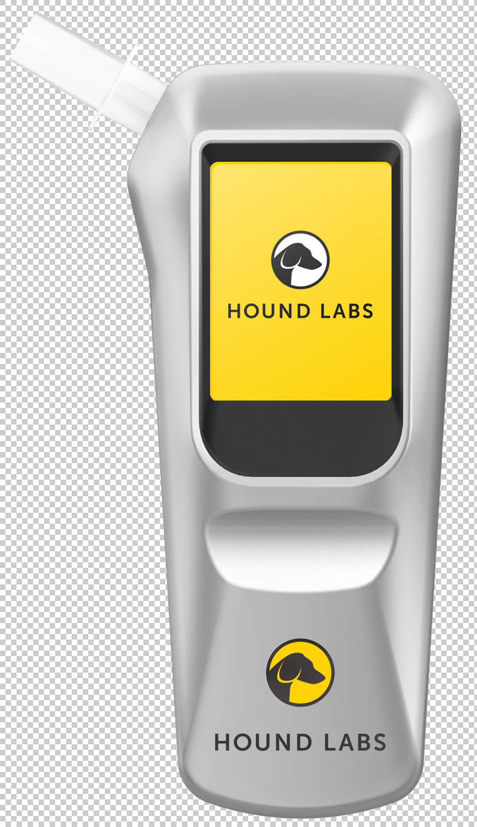 A breathalyzer for marijuana impairment that is being developed by Hound Labs, a company based in California.