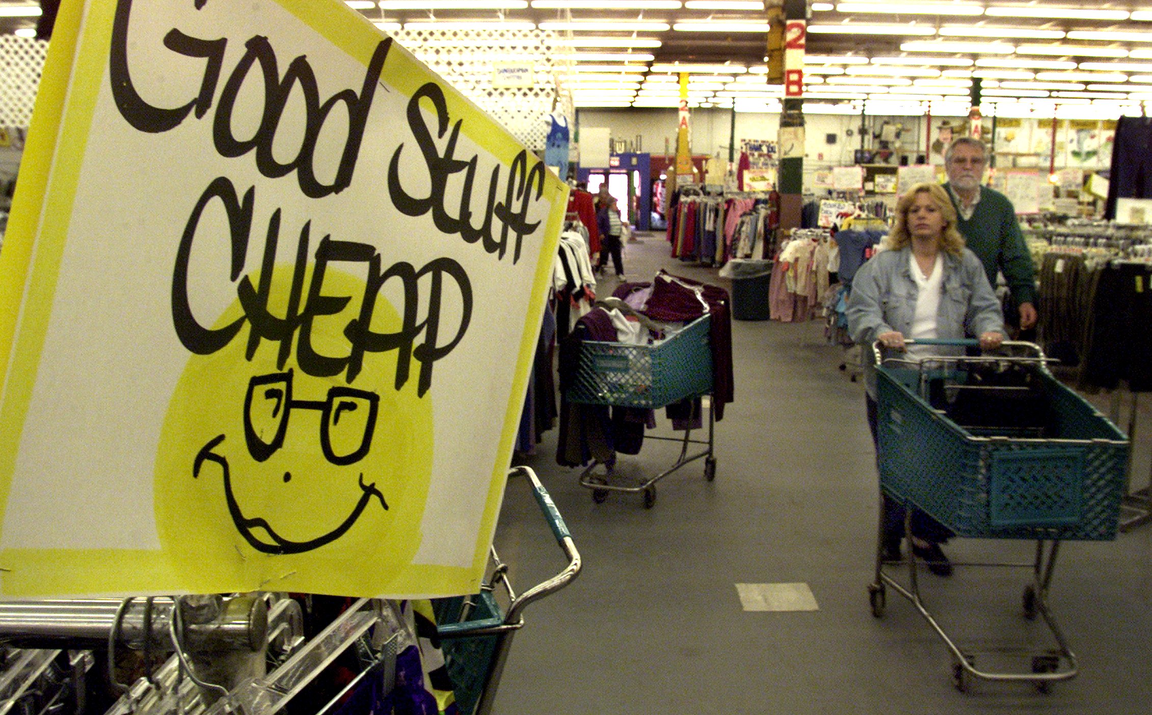 Building #19 stores often had a chaotic look.